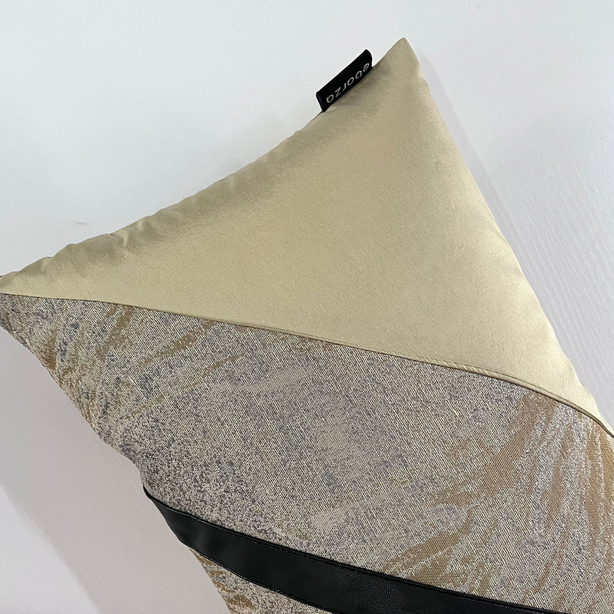 Quentina patchwork cushion by BEACON, 30x60 inches, decorative cushion with colorful patchwork design for living room decor.
