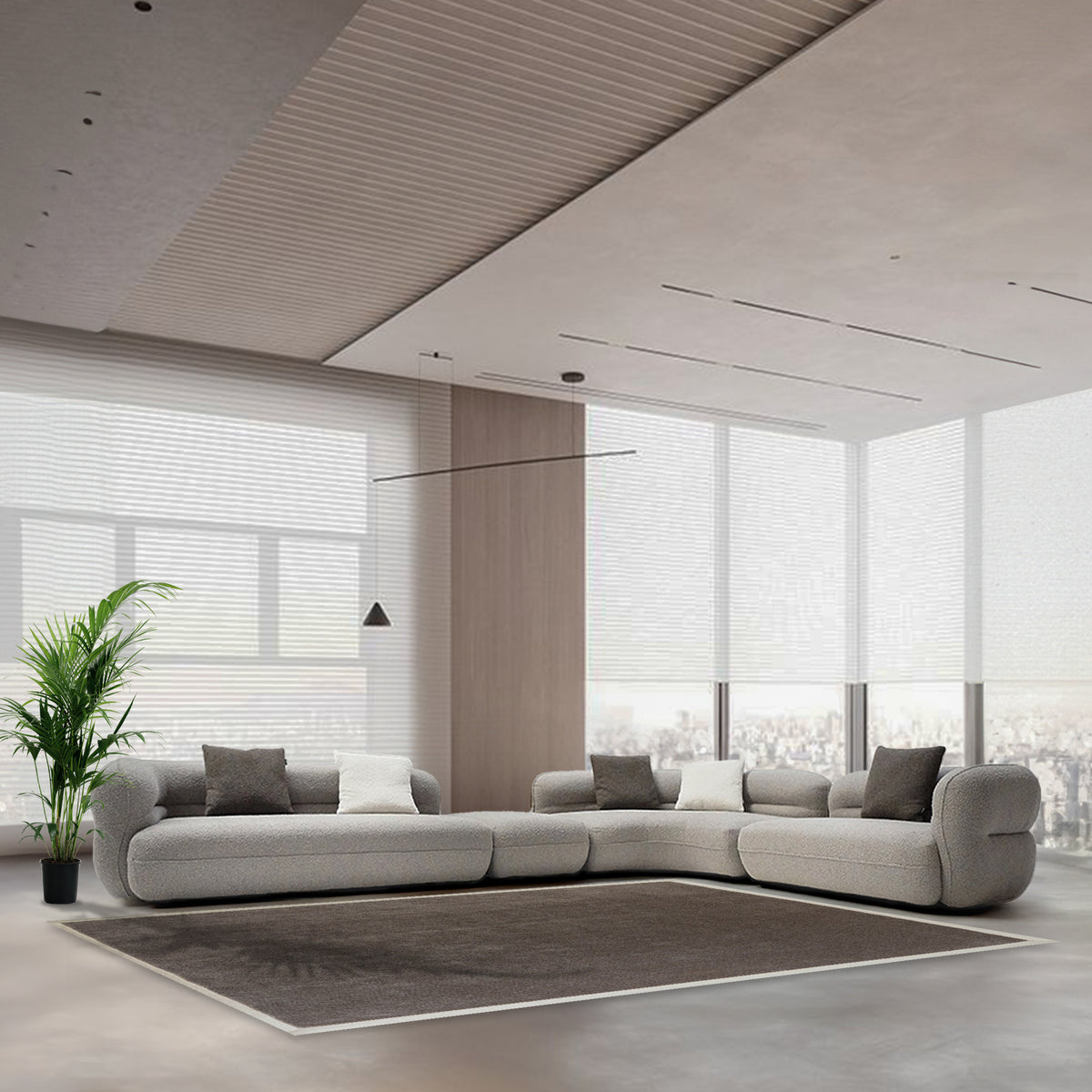 300x200 cm Bounty 92 Monterey rug by COOL HALI, showcasing a stylish patterned design in natural tones.