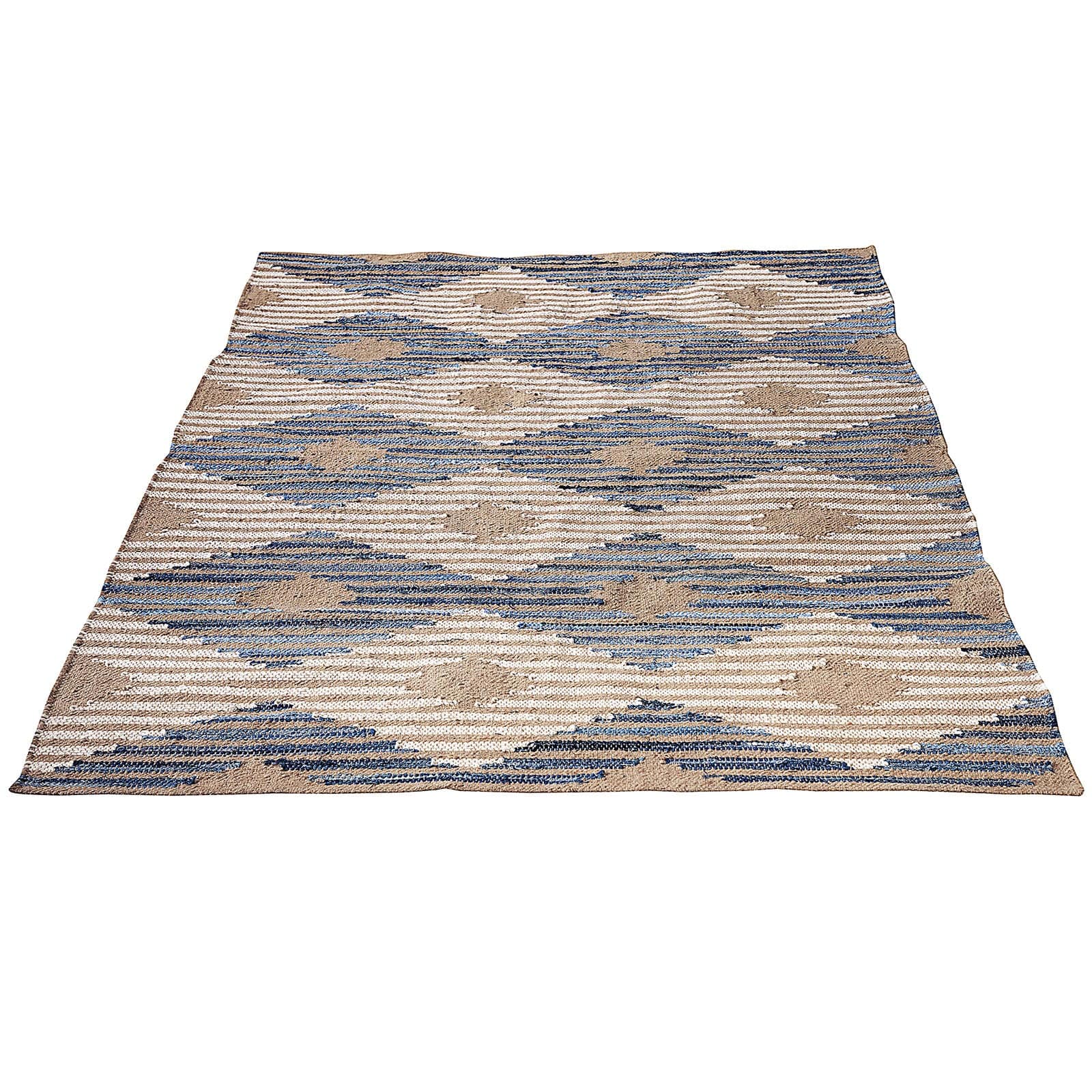 300X200 Cm Diamond Handmade Wool Rug Jh-2055-L - Rugs - ebarza Furniture UAE | Shop Modern Furniture in Abu Dhabi & Dubai - مفروشات ايبازرا في الامارات | تسوق اثاث عصري وديكورات مميزة في دبي وابوظبي