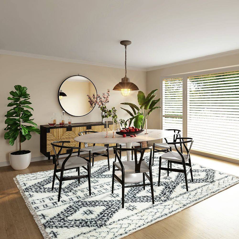 300X200 Cm Moroccan Style Handmade Rug Jh-2709-Xl - Rugs - ebarza Furniture UAE | Shop Modern Furniture in Abu Dhabi & Dubai - مفروشات ايبازرا في الامارات | تسوق اثاث عصري وديكورات مميزة في دبي وابوظبي