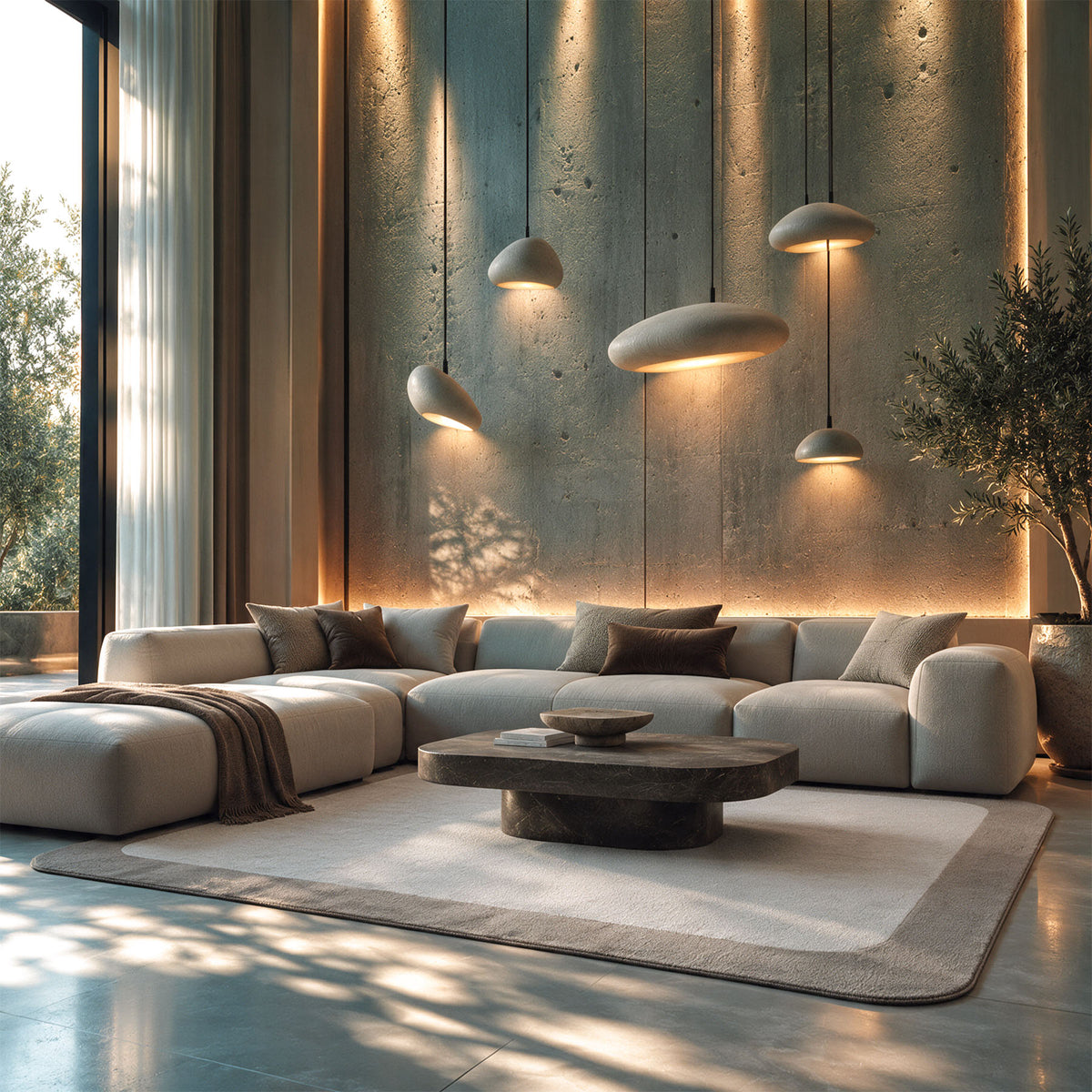 COOL HALI FRAME-01 handmade rounded corner rug, 300x200 cm, rectangular design