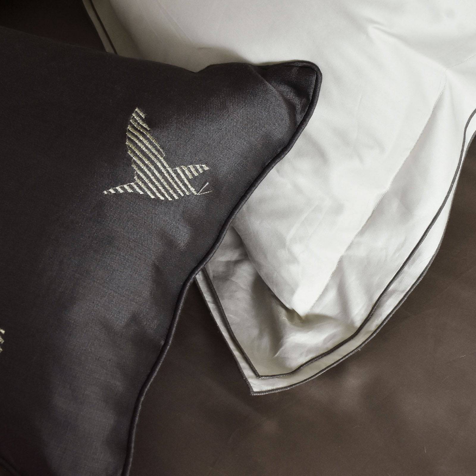 30X55 Cm Kalia Embroidered Cushion Ecc-021 - Cushions - ebarza Furniture UAE | Shop Modern Furniture in Abu Dhabi & Dubai - مفروشات ايبازرا في الامارات | تسوق اثاث عصري وديكورات مميزة في دبي وابوظبي