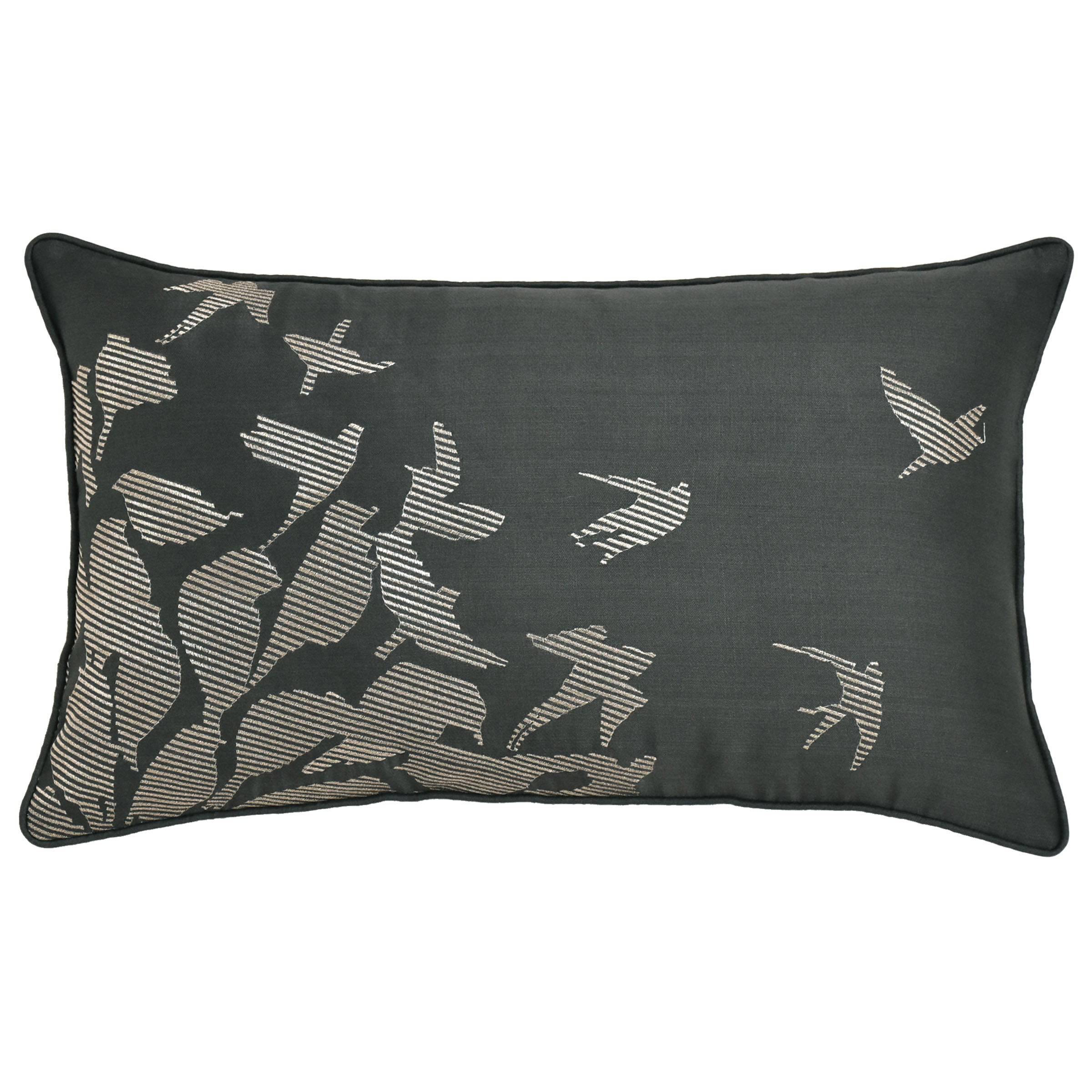 30X55 Cm Kalia Embroidered Cushion Ecc-021 - Cushions - ebarza Furniture UAE | Shop Modern Furniture in Abu Dhabi & Dubai - مفروشات ايبازرا في الامارات | تسوق اثاث عصري وديكورات مميزة في دبي وابوظبي