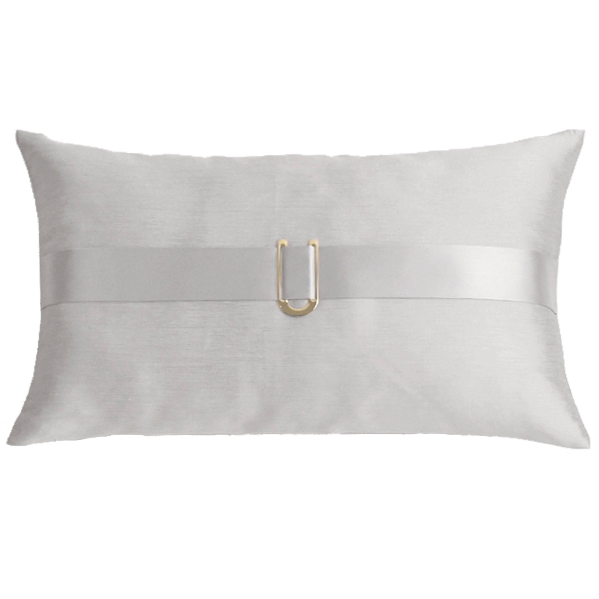 30X55 Cm U Type Ring Imitation Silk Pillow Ecc-020 - Cushions - ebarza Furniture UAE | Shop Modern Furniture in Abu Dhabi & Dubai - مفروشات ايبازرا في الامارات | تسوق اثاث عصري وديكورات مميزة في دبي وابوظبي