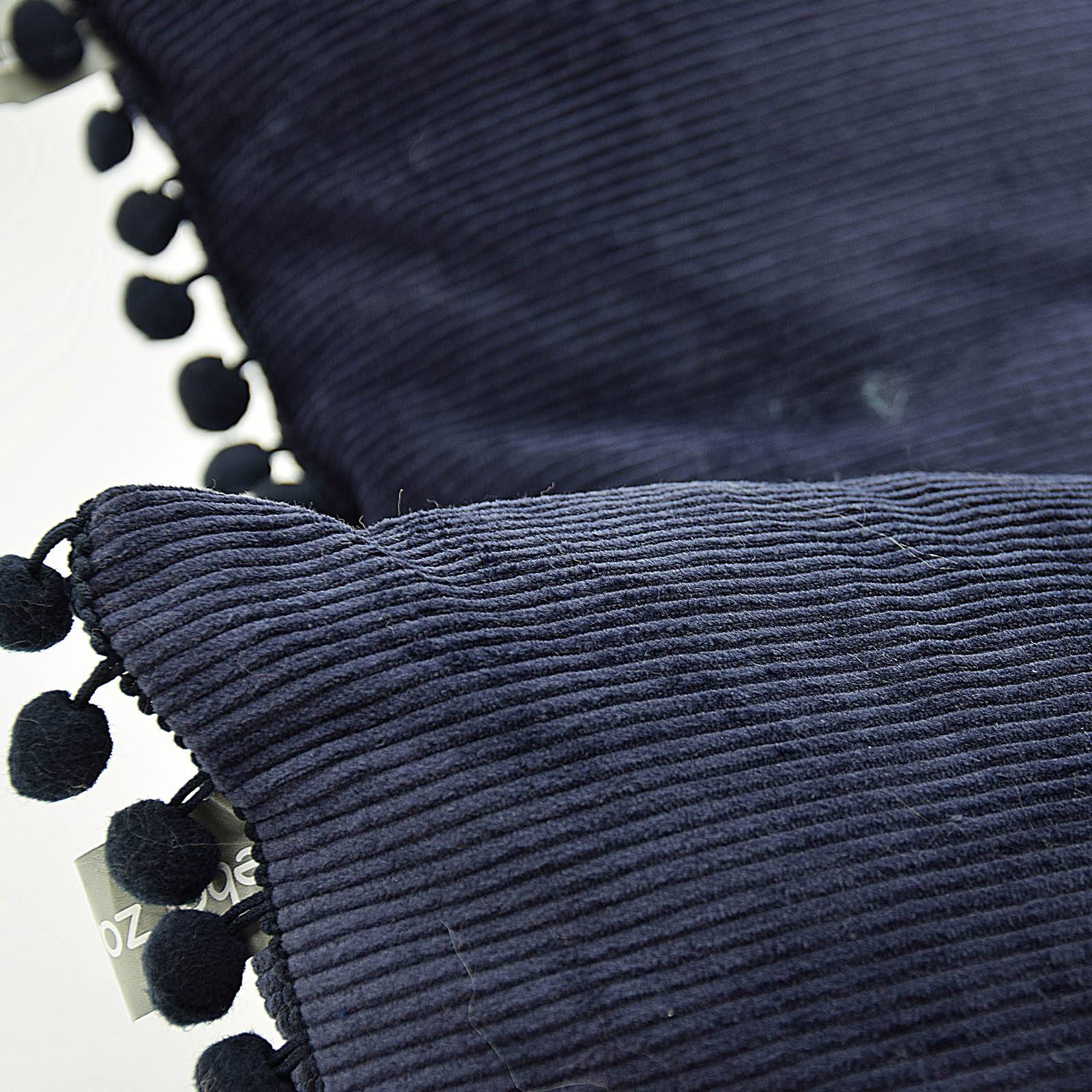 30X60 CM Cushion Cover 1873-004-Navy - Cushions - ebarza Furniture UAE | Shop Modern Furniture in Abu Dhabi & Dubai - مفروشات ايبازرا في الامارات | تسوق اثاث عصري وديكورات مميزة في دبي وابوظبي