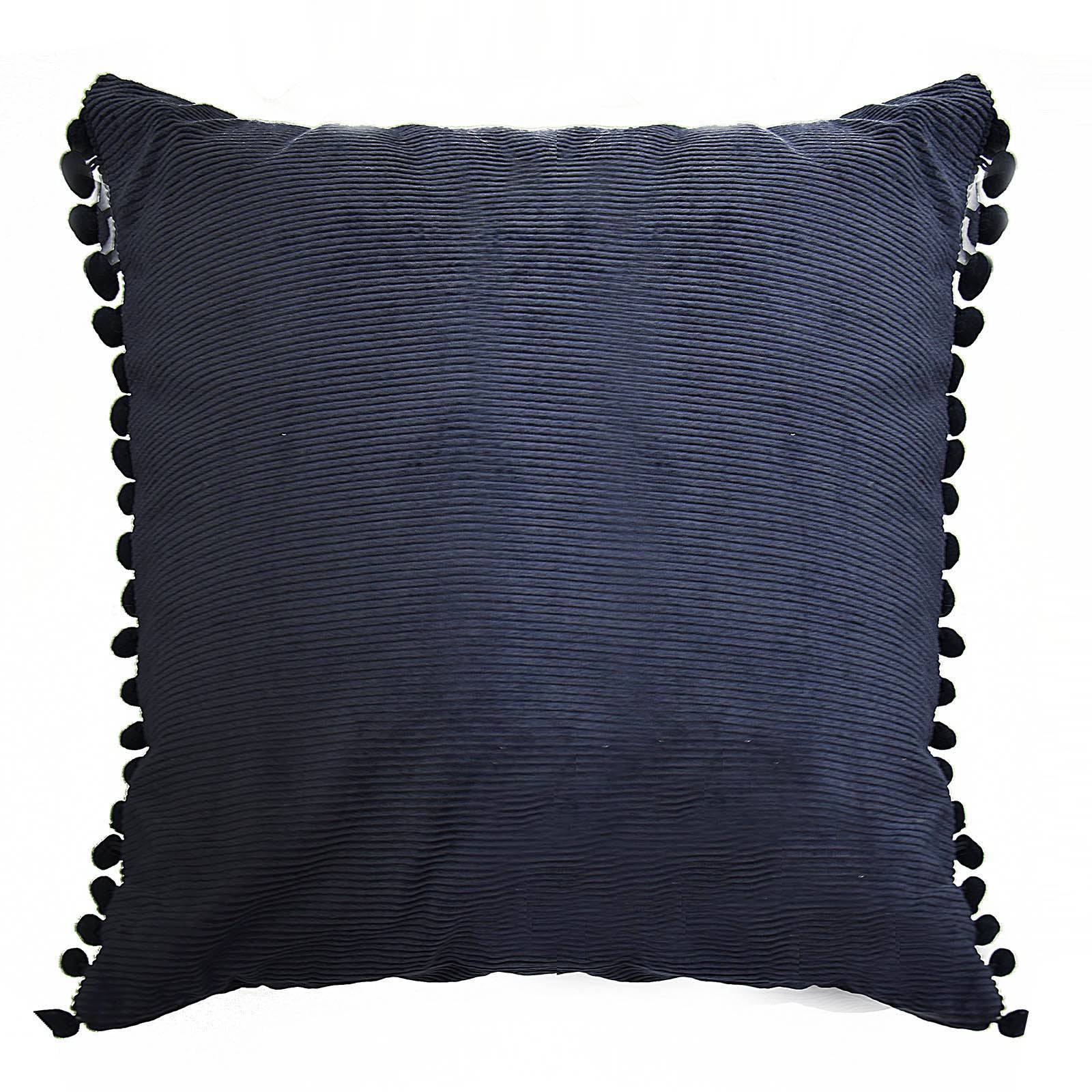 30X60 CM Cushion Cover 1873-004-Navy - Cushions - ebarza Furniture UAE | Shop Modern Furniture in Abu Dhabi & Dubai - مفروشات ايبازرا في الامارات | تسوق اثاث عصري وديكورات مميزة في دبي وابوظبي