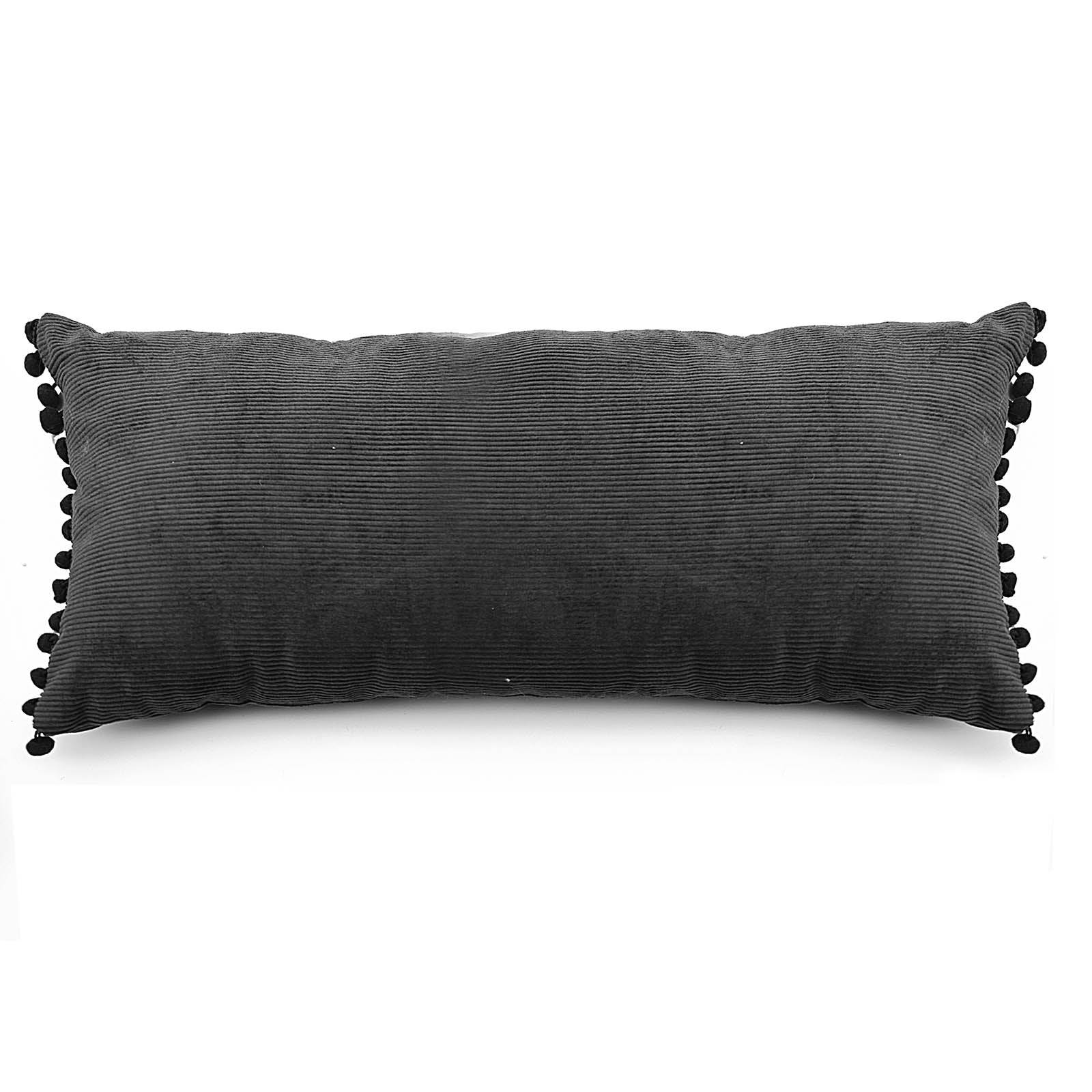 30X60 CM Cushion Cover 1873-004-Navy - Cushions - ebarza Furniture UAE | Shop Modern Furniture in Abu Dhabi & Dubai - مفروشات ايبازرا في الامارات | تسوق اثاث عصري وديكورات مميزة في دبي وابوظبي
