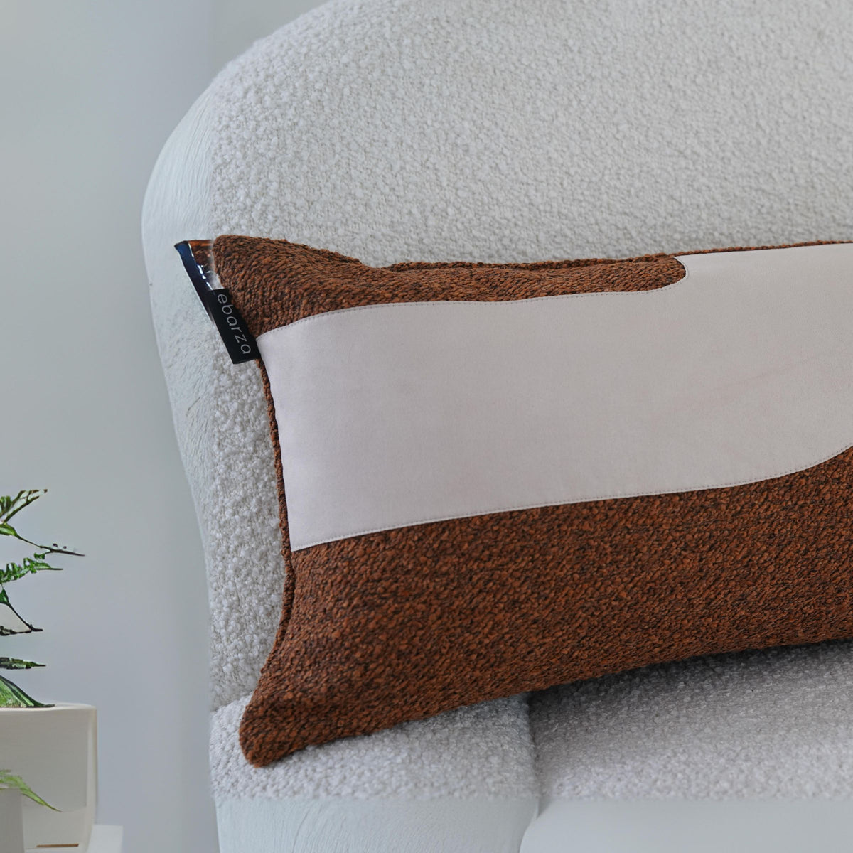 30x60cm Ebarza Juster Patchwork Cushion ECC135 - Cushions - ebarza Furniture UAE | Shop Modern Furniture in Abu Dhabi & Dubai - مفروشات ايبازرا في الامارات | تسوق اثاث عصري وديكورات مميزة في دبي وابوظبي