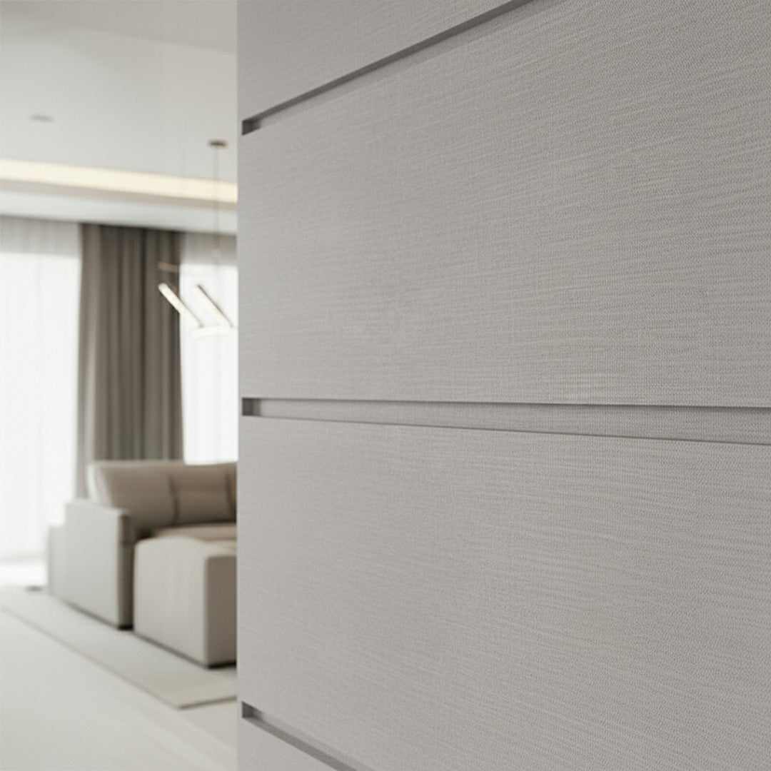 320H-ALUMINUM PROFILE- ADJUSTABLE U-PROFILE COLOUR : Montaigne Fabric BP-101Y - wall-panels-profiles - ebarza Furniture UAE | Shop Modern Furniture in Abu Dhabi & Dubai - مفروشات ايبازرا في الامارات | تسوق اثاث عصري وديكورات مميزة في دبي وابوظبي