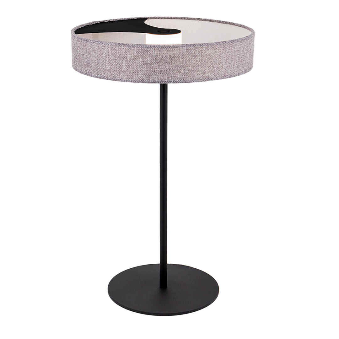 Crescent LED 45x30 Aluminum Fabric Table lamp Crescent-TL-02FL