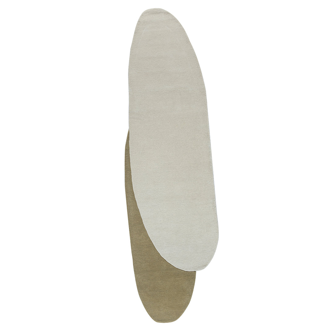 350X100 Cm BEIGE & BROWN Wool RUG JH-23545 - Rugs - ebarza Furniture UAE | Shop Modern Furniture in Abu Dhabi & Dubai - مفروشات ايبازرا في الامارات | تسوق اثاث عصري وديكورات مميزة في دبي وابوظبي