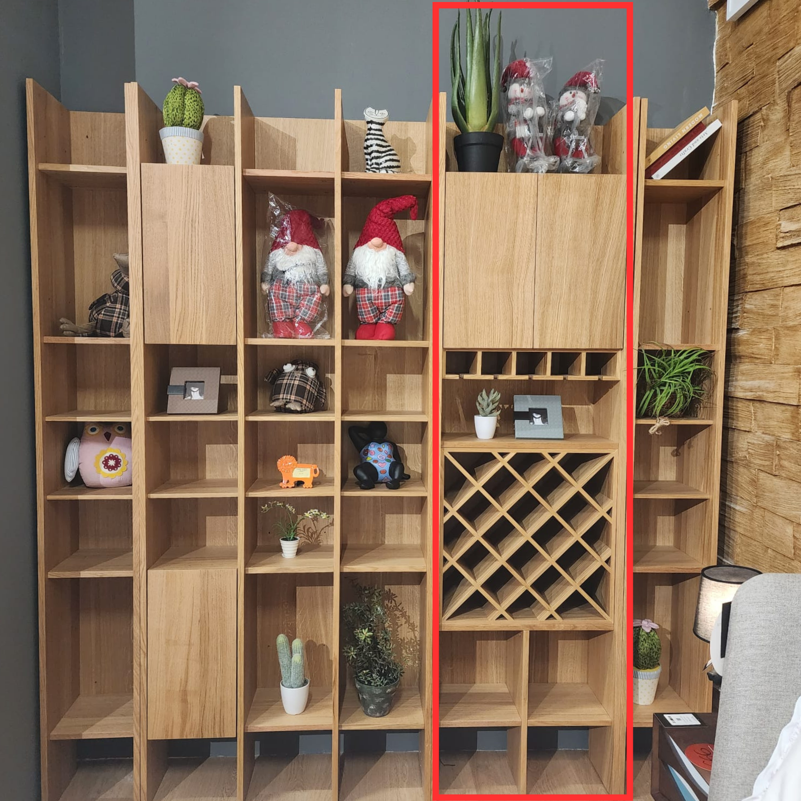 Display Item Hera Wall Unit Bookshelves Double Module Hera-Wall61YAS - DISPLAY ITEM - ebarza Furniture UAE | Shop Modern Furniture in Abu Dhabi & Dubai - مفروشات ايبازرا في الامارات | تسوق اثاث عصري وديكورات مميزة في دبي وابوظبي