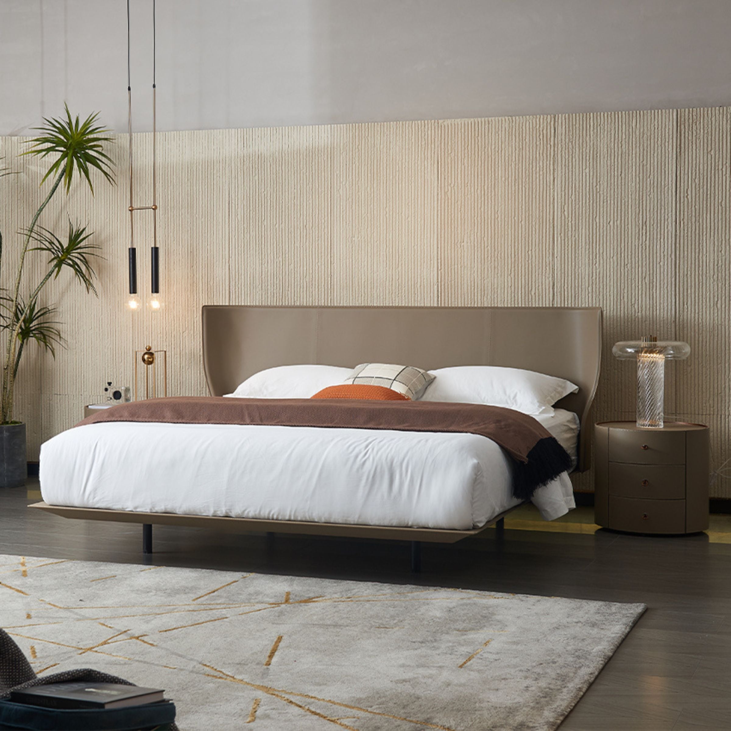 Verona King Size Bed MLL-F13 -  Bedsteads | سرير فيرونا - ebarza Furniture UAE | Shop Modern Furniture in Abu Dhabi & Dubai - مفروشات ايبازرا في الامارات | تسوق اثاث عصري وديكورات مميزة في دبي وابوظبي