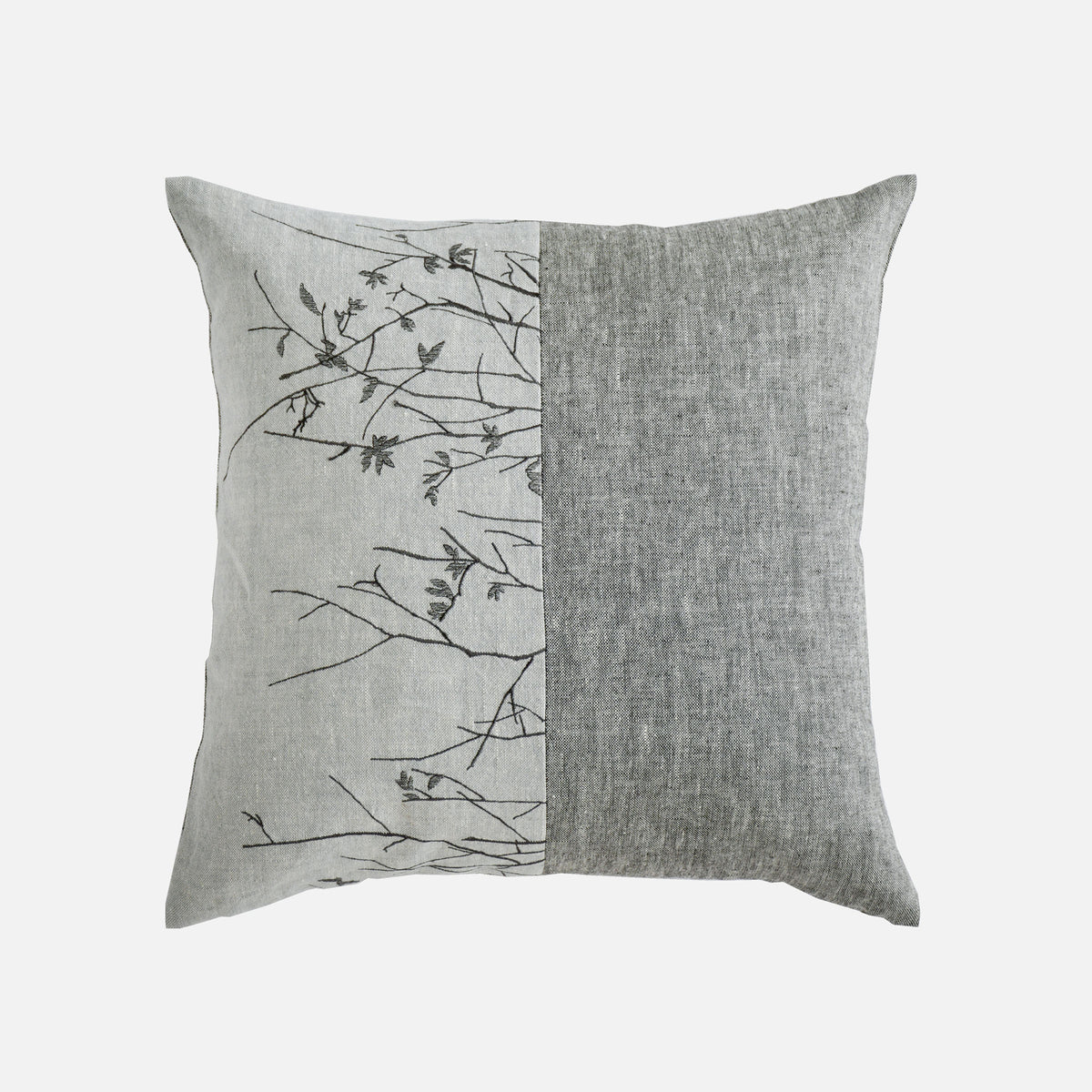 45*45 Yaji embroidery cushion - ECC089 - Cushions - ebarza Furniture UAE | Shop Modern Furniture in Abu Dhabi & Dubai - مفروشات ايبازرا في الامارات | تسوق اثاث عصري وديكورات مميزة في دبي وابوظبي