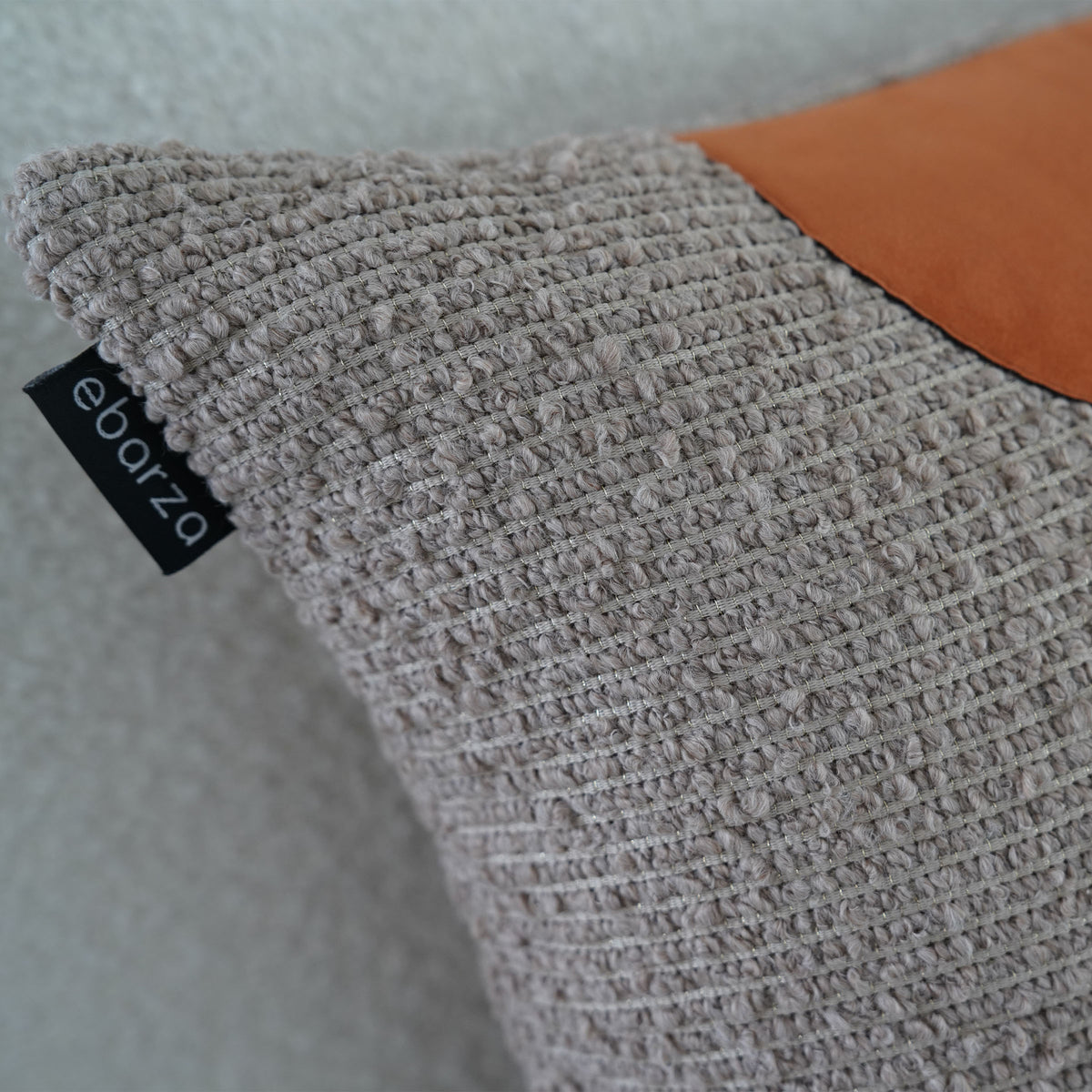 45*45cm Ebarza Buck Patchwork Cushion ECC134 - Cushions - ebarza Furniture UAE | Shop Modern Furniture in Abu Dhabi & Dubai - مفروشات ايبازرا في الامارات | تسوق اثاث عصري وديكورات مميزة في دبي وابوظبي