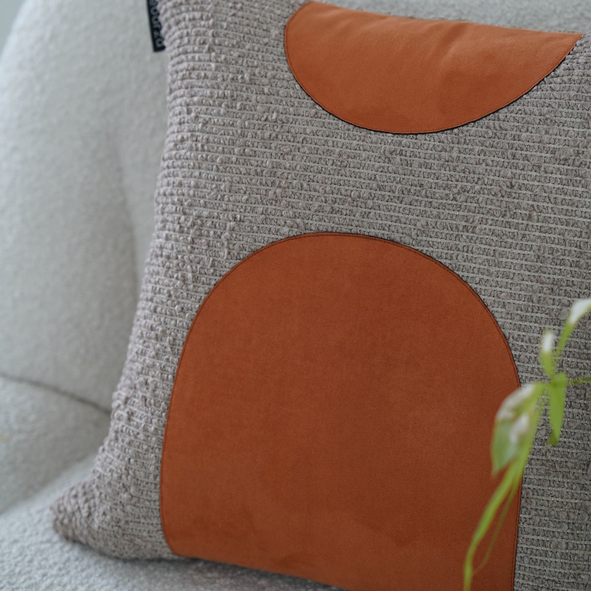 45*45cm Ebarza Buck Patchwork Cushion ECC134 - Cushions - ebarza Furniture UAE | Shop Modern Furniture in Abu Dhabi & Dubai - مفروشات ايبازرا في الامارات | تسوق اثاث عصري وديكورات مميزة في دبي وابوظبي