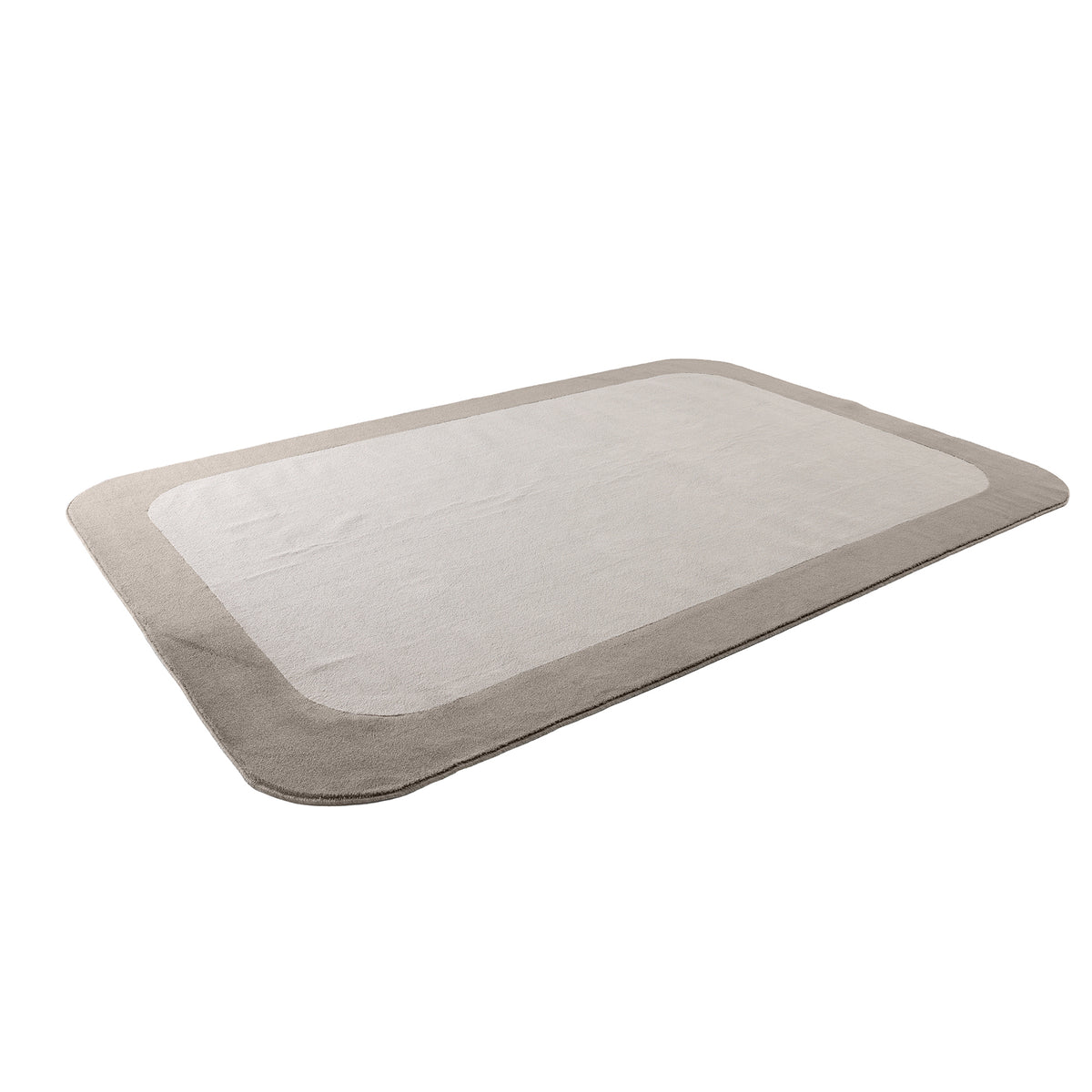 450x300 cm COOL HALI FRAME-01 handmade rug with rounded corners and decorative framed design