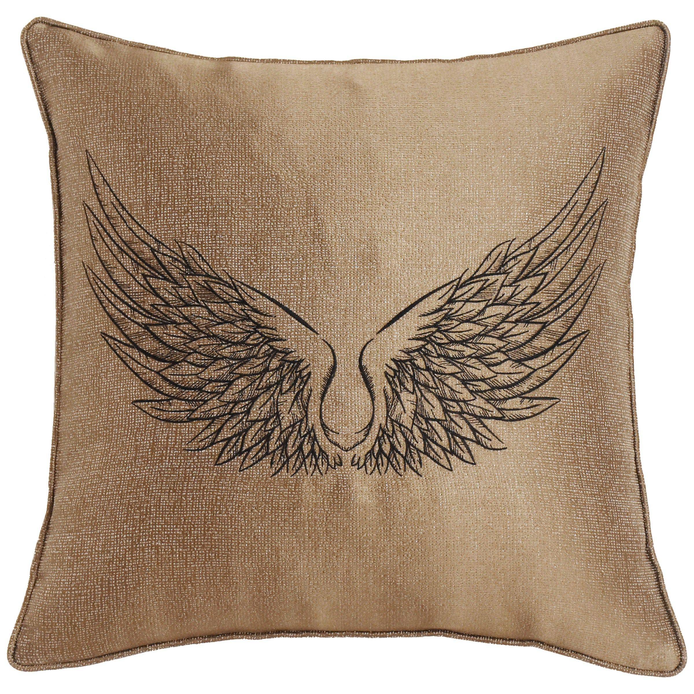 45X45 Cm Adele Embroidered Cushion Ecc-015 - Cushions - ebarza Furniture UAE | Shop Modern Furniture in Abu Dhabi & Dubai - مفروشات ايبازرا في الامارات | تسوق اثاث عصري وديكورات مميزة في دبي وابوظبي