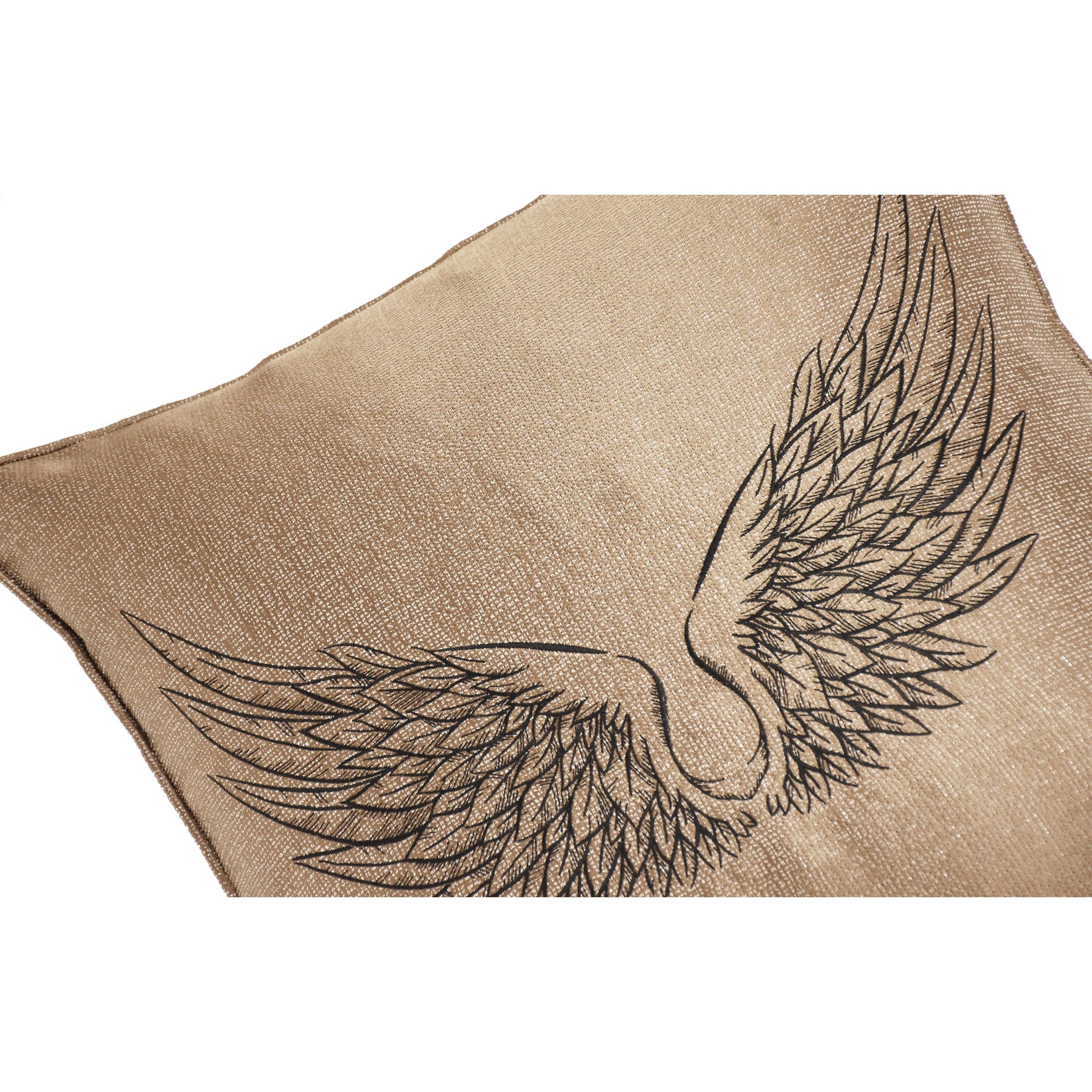 45X45 Cm Adele Embroidered Cushion Ecc-015 - Cushions - ebarza Furniture UAE | Shop Modern Furniture in Abu Dhabi & Dubai - مفروشات ايبازرا في الامارات | تسوق اثاث عصري وديكورات مميزة في دبي وابوظبي