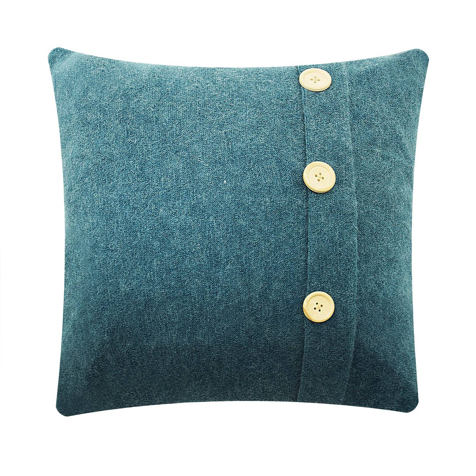 45X45 Cm Cushion Cover 1860-001-1-Blue - Cushions - ebarza Furniture UAE | Shop Modern Furniture in Abu Dhabi & Dubai - مفروشات ايبازرا في الامارات | تسوق اثاث عصري وديكورات مميزة في دبي وابوظبي