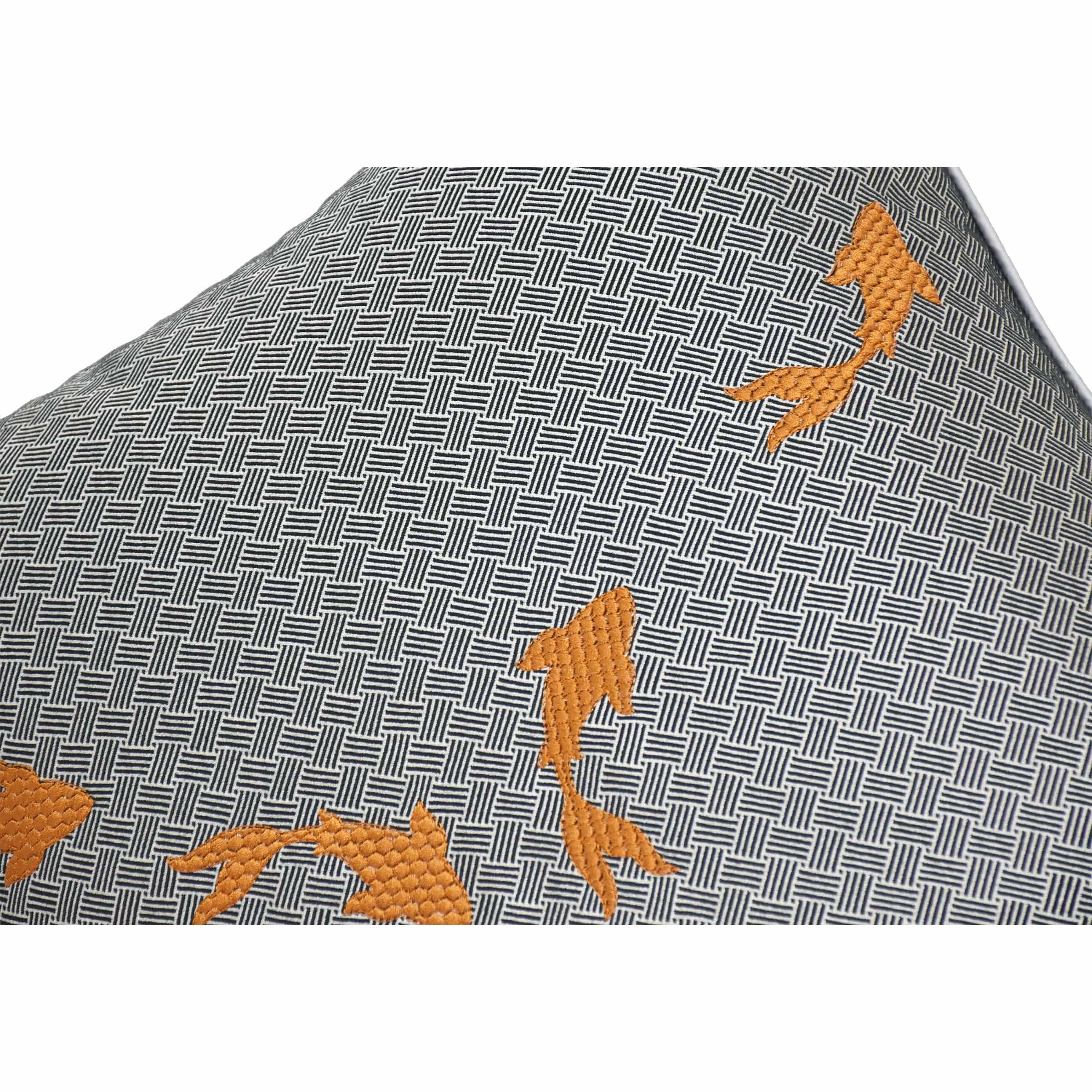 45X45 Cm Zul Embroidered Throw Cushion Cover Ecc-024 - Cushions - ebarza Furniture UAE | Shop Modern Furniture in Abu Dhabi & Dubai - مفروشات ايبازرا في الامارات | تسوق اثاث عصري وديكورات مميزة في دبي وابوظبي