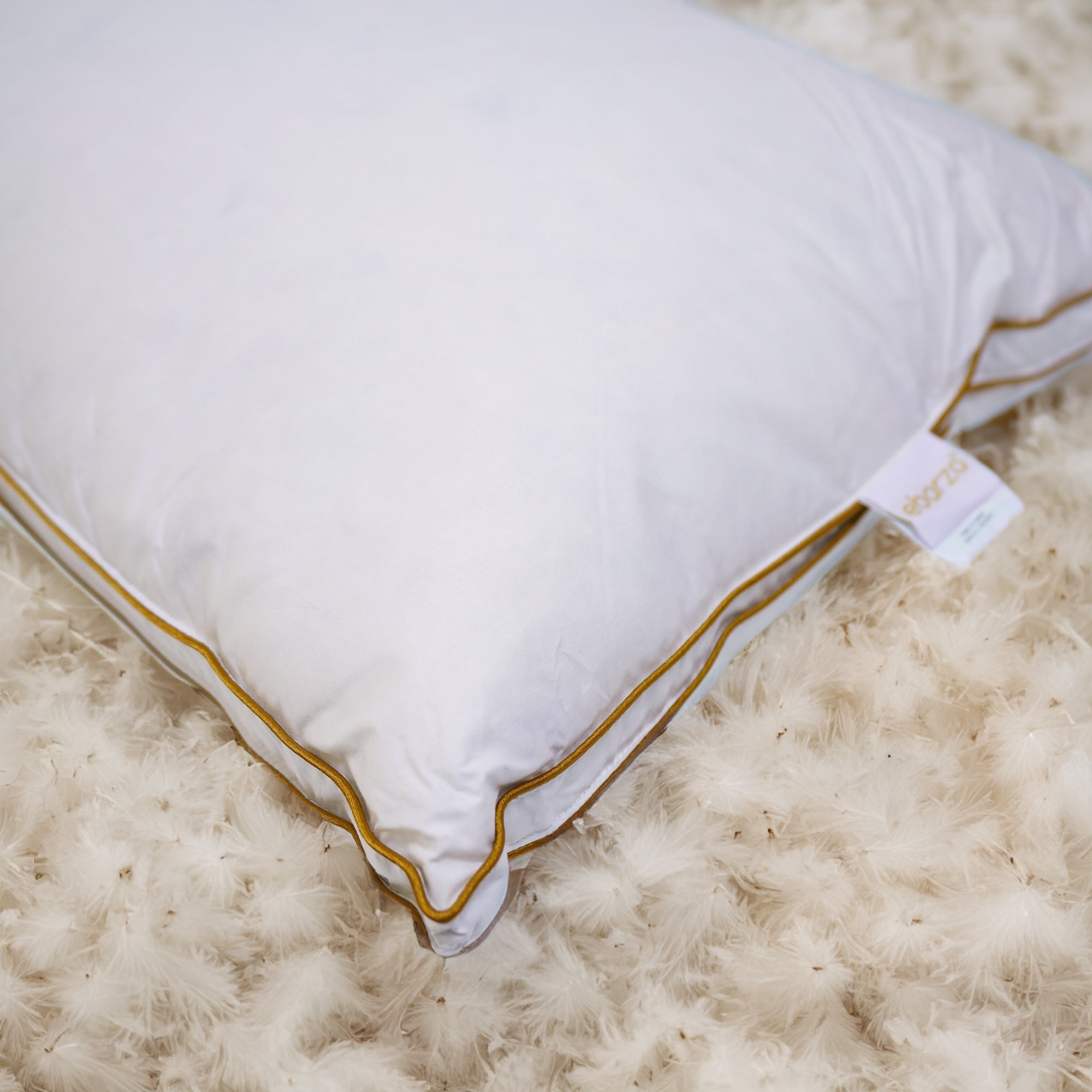 50X70 Down Feather Pillow 010205570 - Bedding - ebarza Furniture UAE | Shop Modern Furniture in Abu Dhabi & Dubai - مفروشات ايبازرا في الامارات | تسوق اثاث عصري وديكورات مميزة في دبي وابوظبي