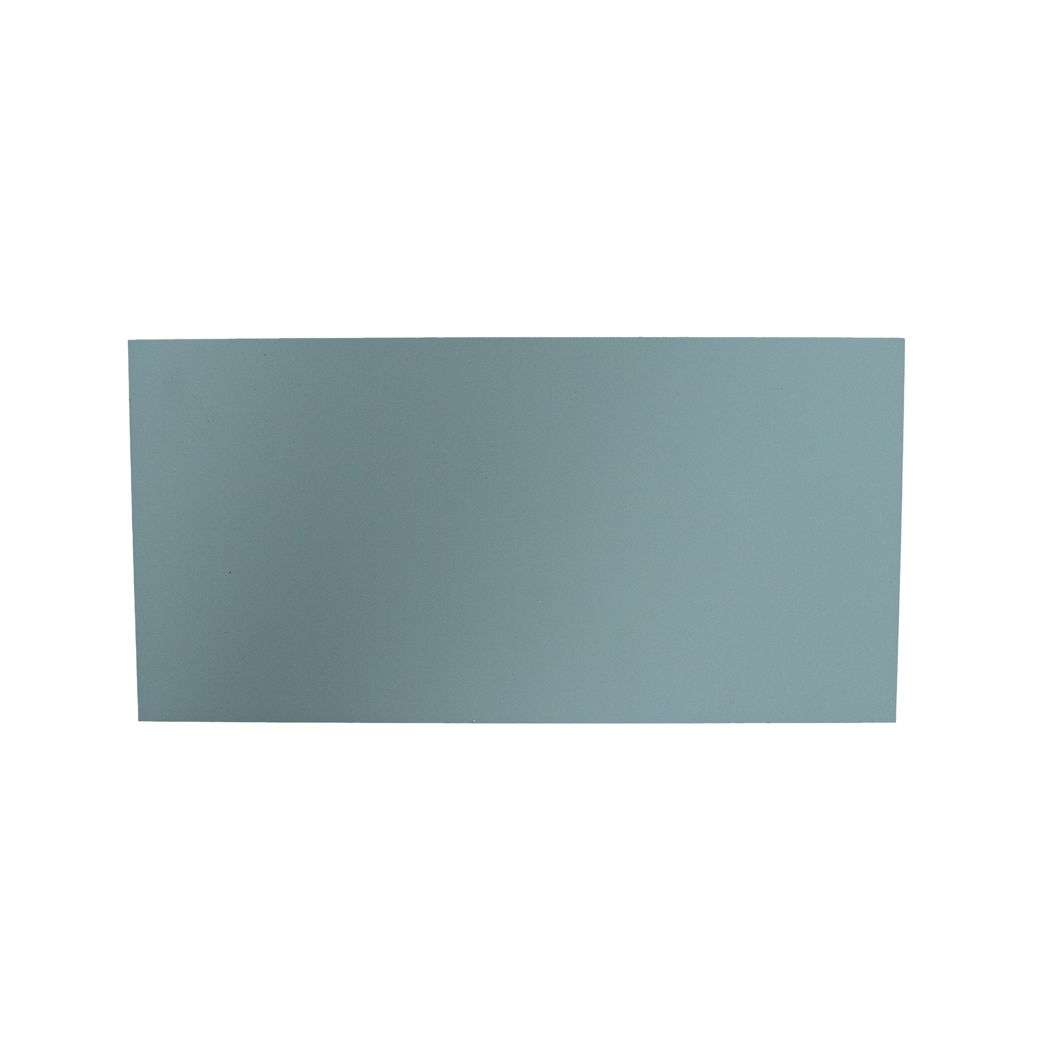 Sky blue WPC wall panel with BB stitching and film folding, 122x320cm, designed for decorative wall decoration.
