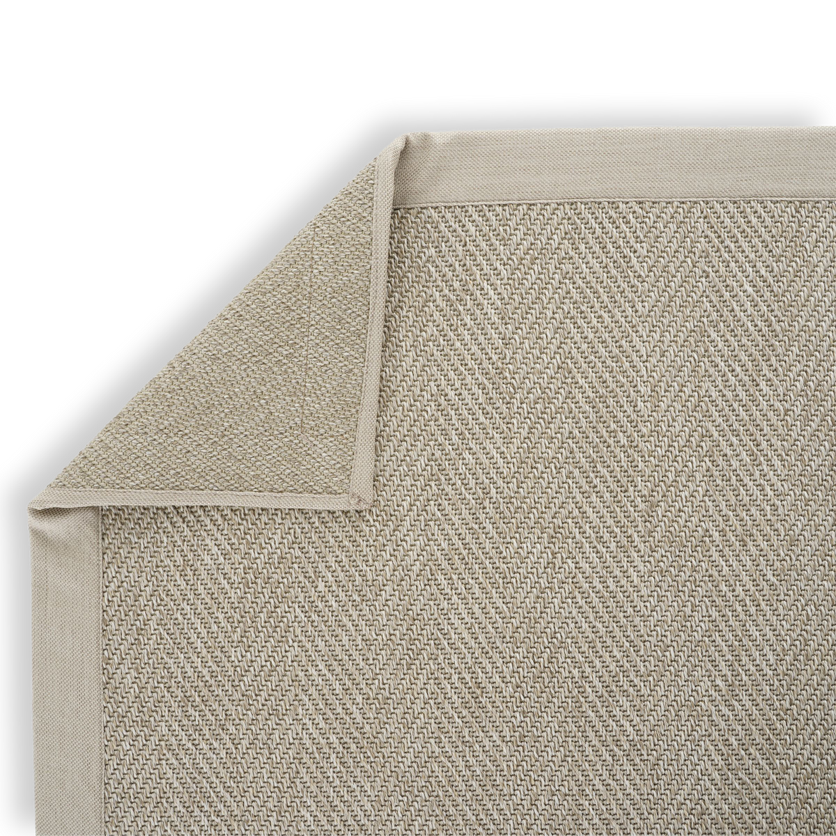 600x400 cm Sydney sisal rug by COOL HALI, natural textured rug with durable sisal fibers in a spacious living area.
