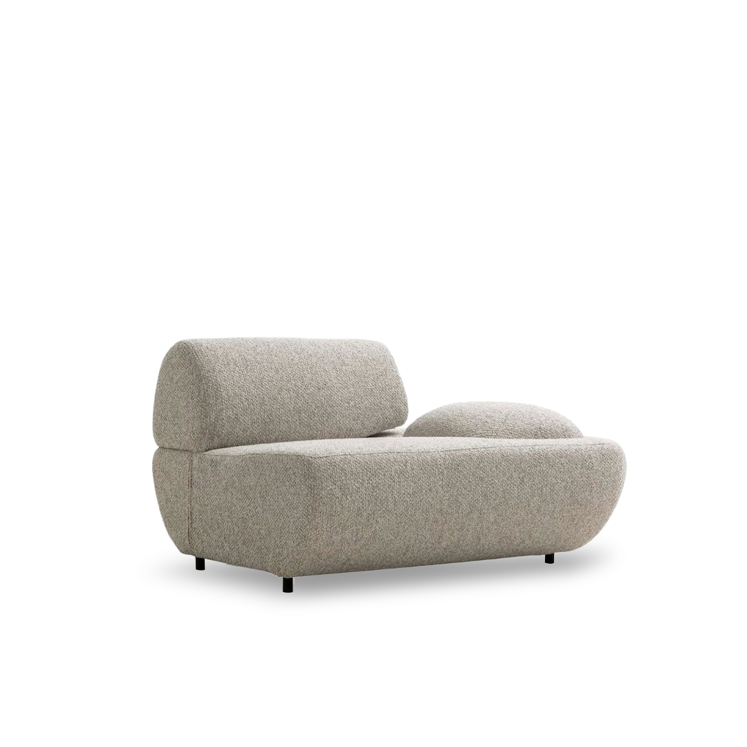 Mollis Right Module 135cm With Pouf for Mollis Sofa BER-RIGHTMODULE - Sofas - ebarza Furniture UAE | Shop Modern Furniture in Abu Dhabi & Dubai - مفروشات ايبازرا في الامارات | تسوق اثاث عصري وديكورات مميزة في دبي وابوظبي