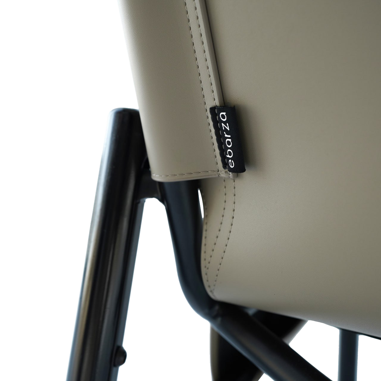 Beige Saddle Leather Lounge Chair LC027 - Lounge Chairs - ebarza Furniture UAE | Shop Modern Furniture in Abu Dhabi & Dubai - مفروشات ايبازرا في الامارات | تسوق اثاث عصري وديكورات مميزة في دبي وابوظبي