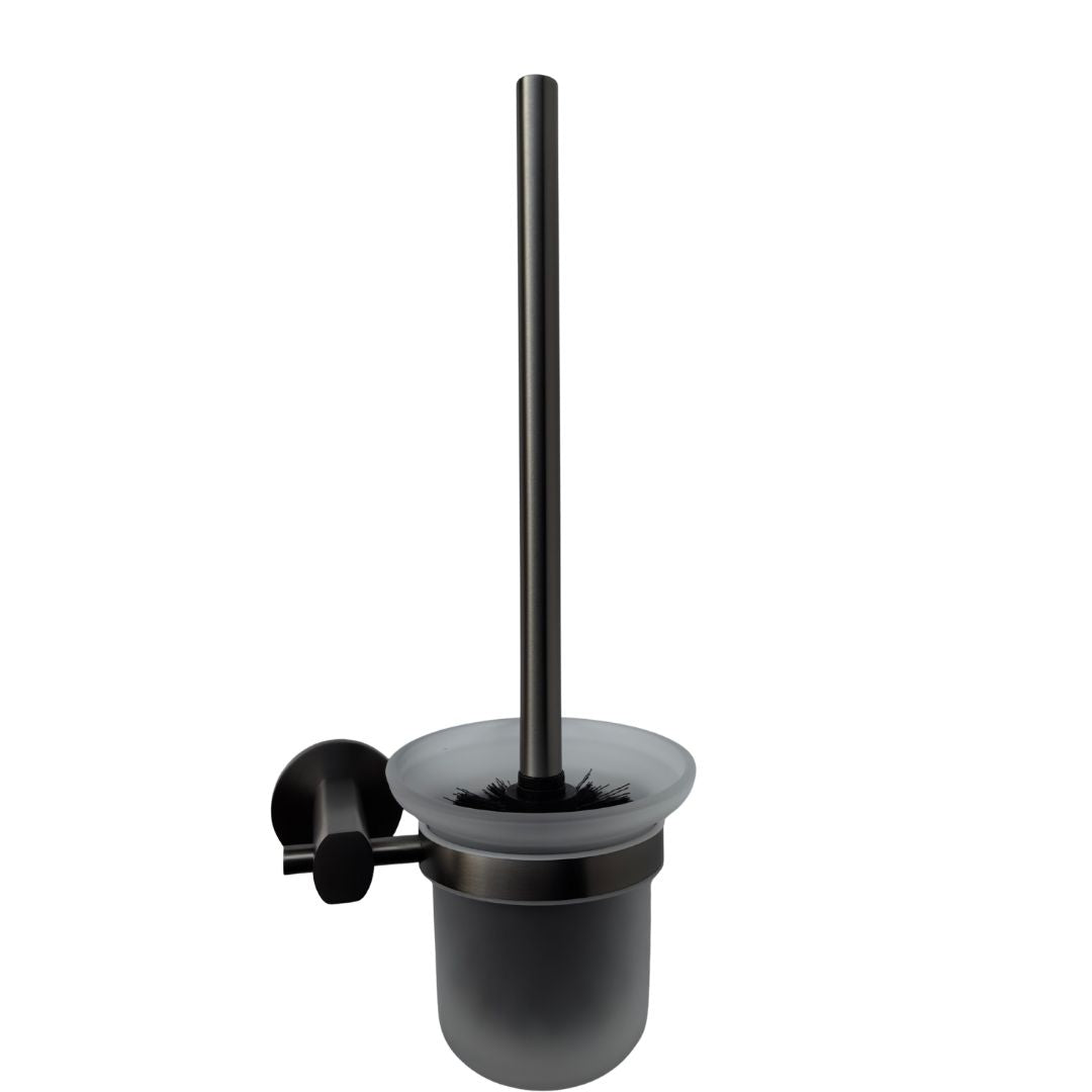 BEACON towel hanger hook with Bravon toilet brush holder model 889006, sleek bathroom accessory in a modern design.