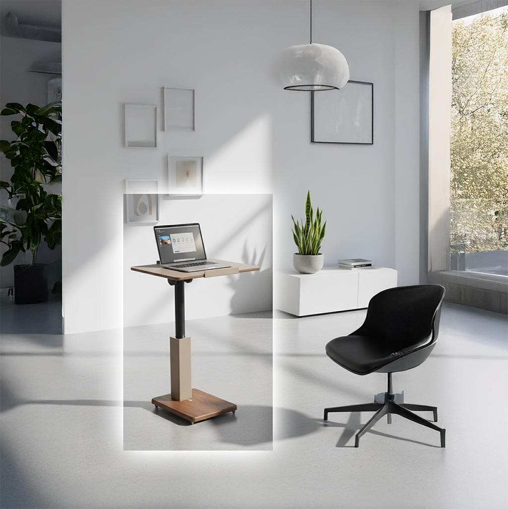 BEACON Rise Lifting Platform Table BNY-637 side table with sleek design and adjustable height, modern furniture for living spaces.