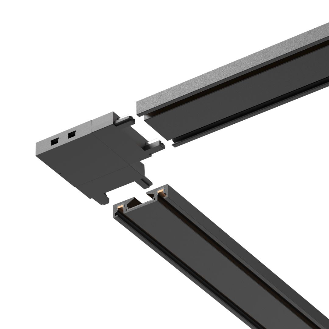 90 degree horizontal splicing piece For Ultra Thin Track Lighting MT26-A Dedicated accessories YND26-A-L - Smart Track Lighting - ebarza Furniture UAE | Shop Modern Furniture in Abu Dhabi & Dubai - مفروشات ايبازرا في الامارات | تسوق اثاث عصري وديكورات مميزة في دبي وابوظبي