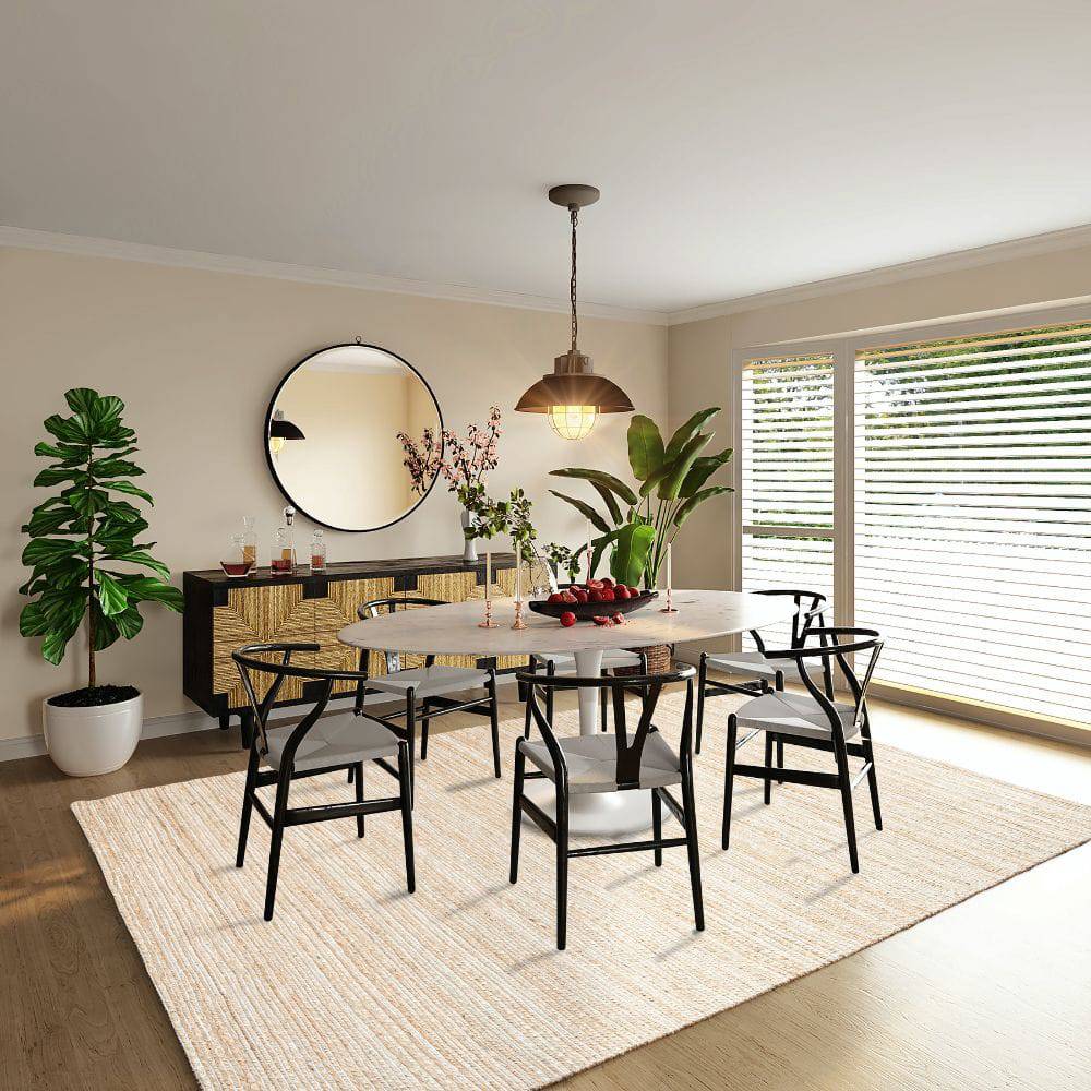 90X130 Cm Alberobello Handmade Jute Rug Alberobello-Aa-02-S - Rugs - ebarza Furniture UAE | Shop Modern Furniture in Abu Dhabi & Dubai - مفروشات ايبازرا في الامارات | تسوق اثاث عصري وديكورات مميزة في دبي وابوظبي