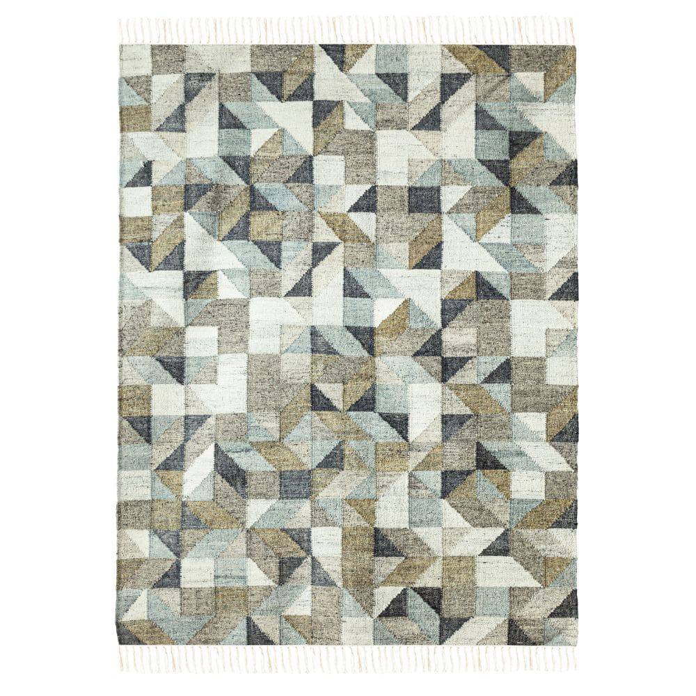 90X130 Cm Bolton Handmade Wool Rug Bolton Blt-83-S - Rugs - ebarza Furniture UAE | Shop Modern Furniture in Abu Dhabi & Dubai - مفروشات ايبازرا في الامارات | تسوق اثاث عصري وديكورات مميزة في دبي وابوظبي