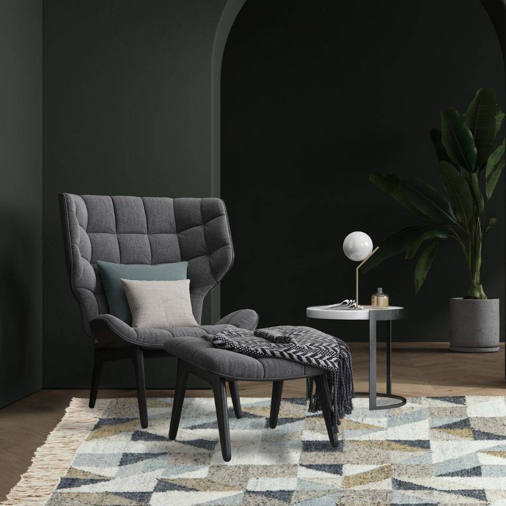 90X130 Cm Bolton Handmade Wool Rug Bolton Blt-83-S - Rugs - ebarza Furniture UAE | Shop Modern Furniture in Abu Dhabi & Dubai - مفروشات ايبازرا في الامارات | تسوق اثاث عصري وديكورات مميزة في دبي وابوظبي