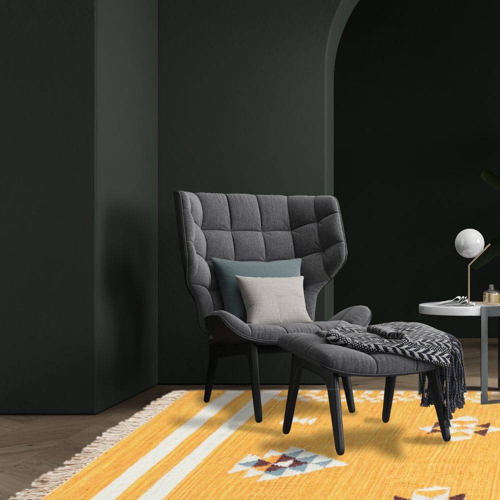 90X130 Cm Handmade Rug Jh-2705-S - Rugs - ebarza Furniture UAE | Shop Modern Furniture in Abu Dhabi & Dubai - مفروشات ايبازرا في الامارات | تسوق اثاث عصري وديكورات مميزة في دبي وابوظبي