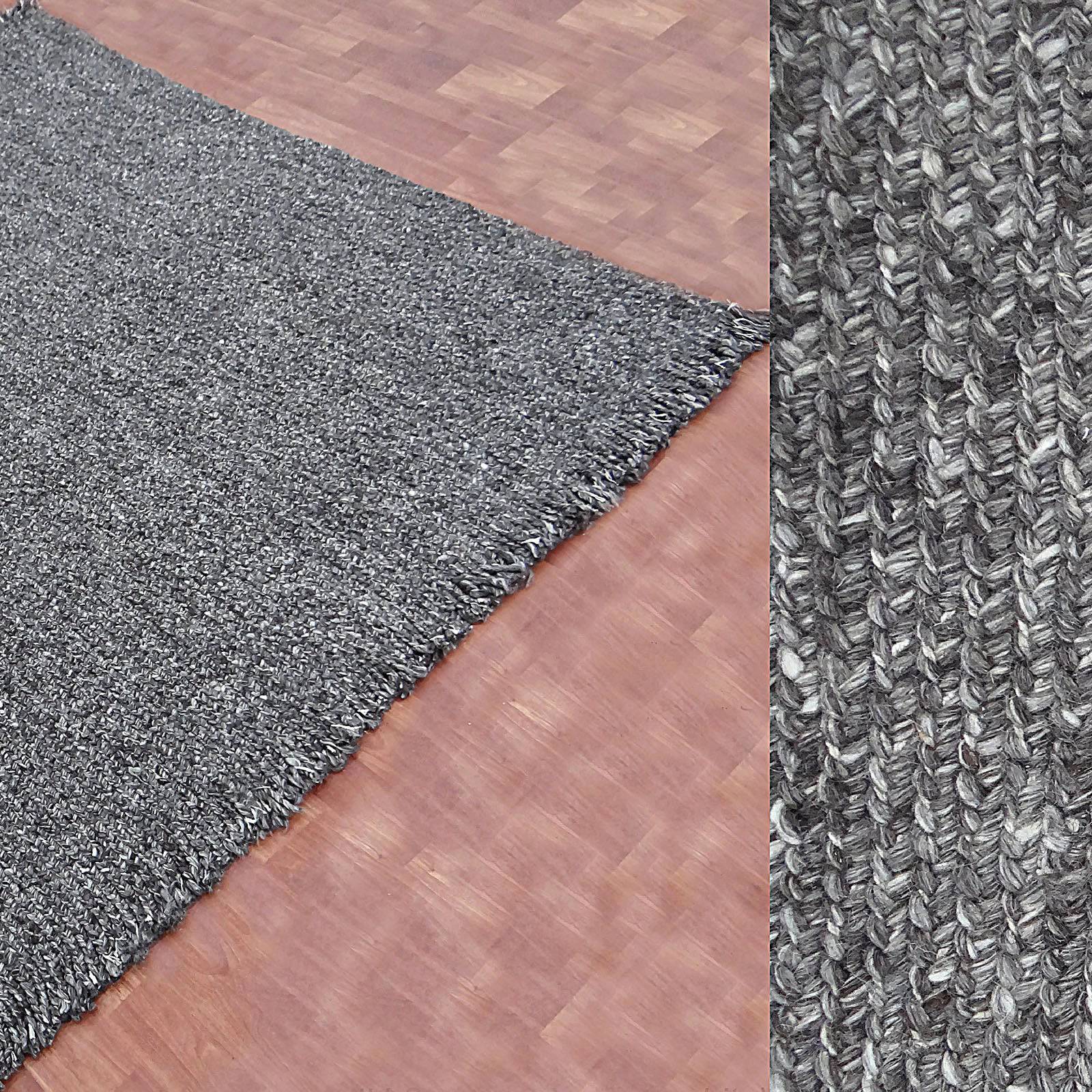 90X300 Cm Braided Handmade Jute Rug Jh-2348-Long - Rugs - ebarza Furniture UAE | Shop Modern Furniture in Abu Dhabi & Dubai - مفروشات ايبازرا في الامارات | تسوق اثاث عصري وديكورات مميزة في دبي وابوظبي