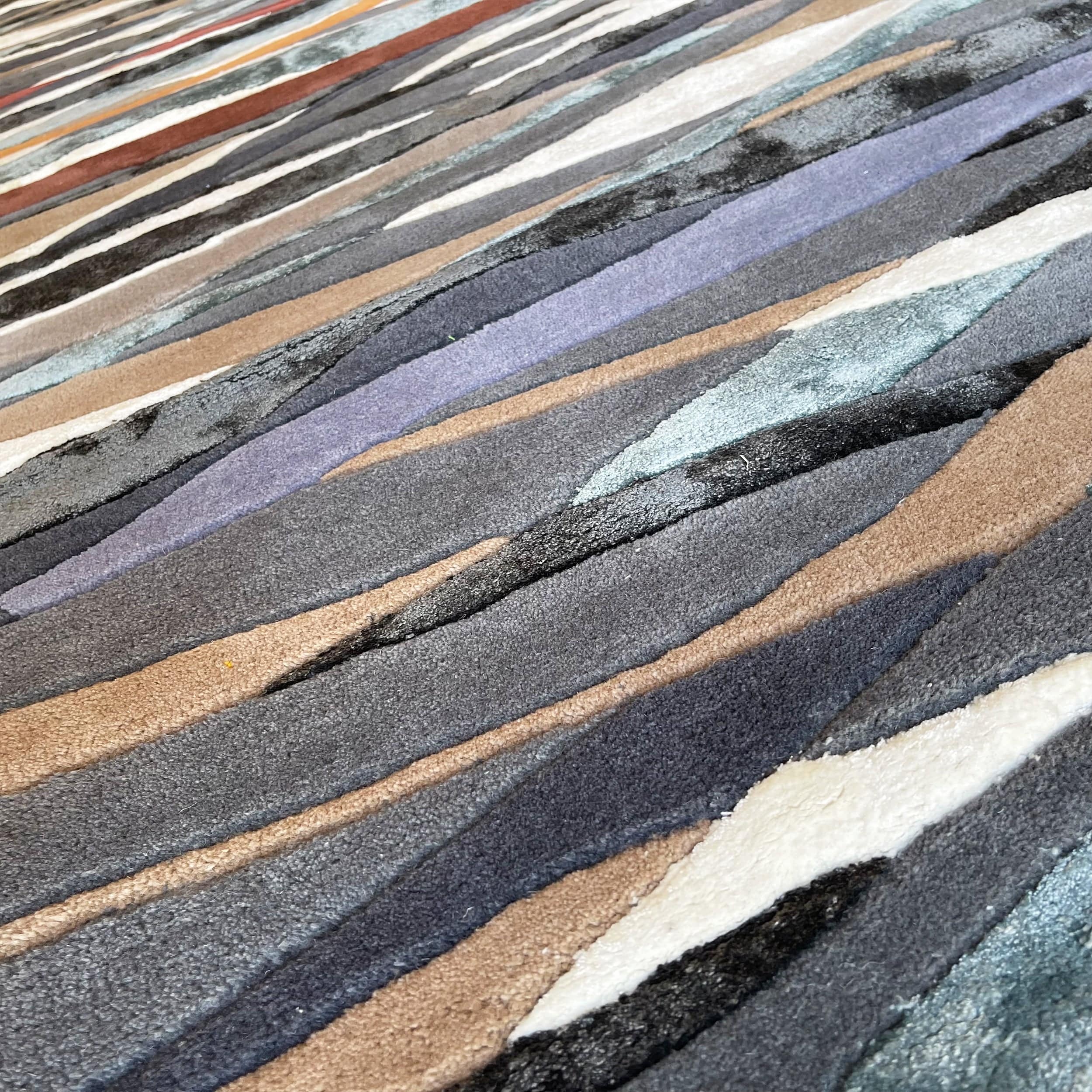 90X300 Cm Handmade Wool Rug Jh-20740-Long - Rugs - ebarza Furniture UAE | Shop Modern Furniture in Abu Dhabi & Dubai - مفروشات ايبازرا في الامارات | تسوق اثاث عصري وديكورات مميزة في دبي وابوظبي