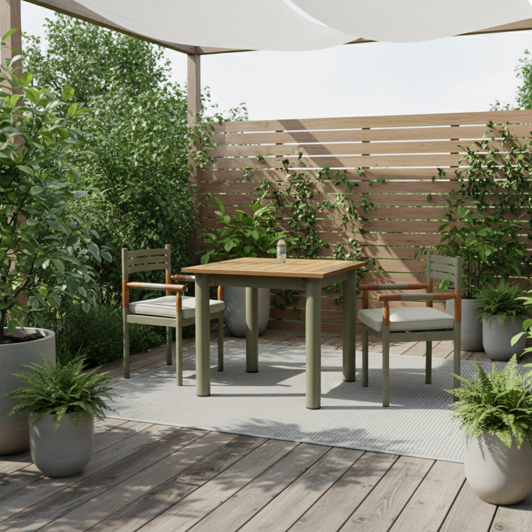 90x90cm ALCON DINING TABLE ALB-Table1002 - Outdoor Tables - ebarza Furniture UAE | Shop Modern Furniture in Abu Dhabi & Dubai - مفروشات ايبازرا في الامارات | تسوق اثاث عصري وديكورات مميزة في دبي وابوظبي