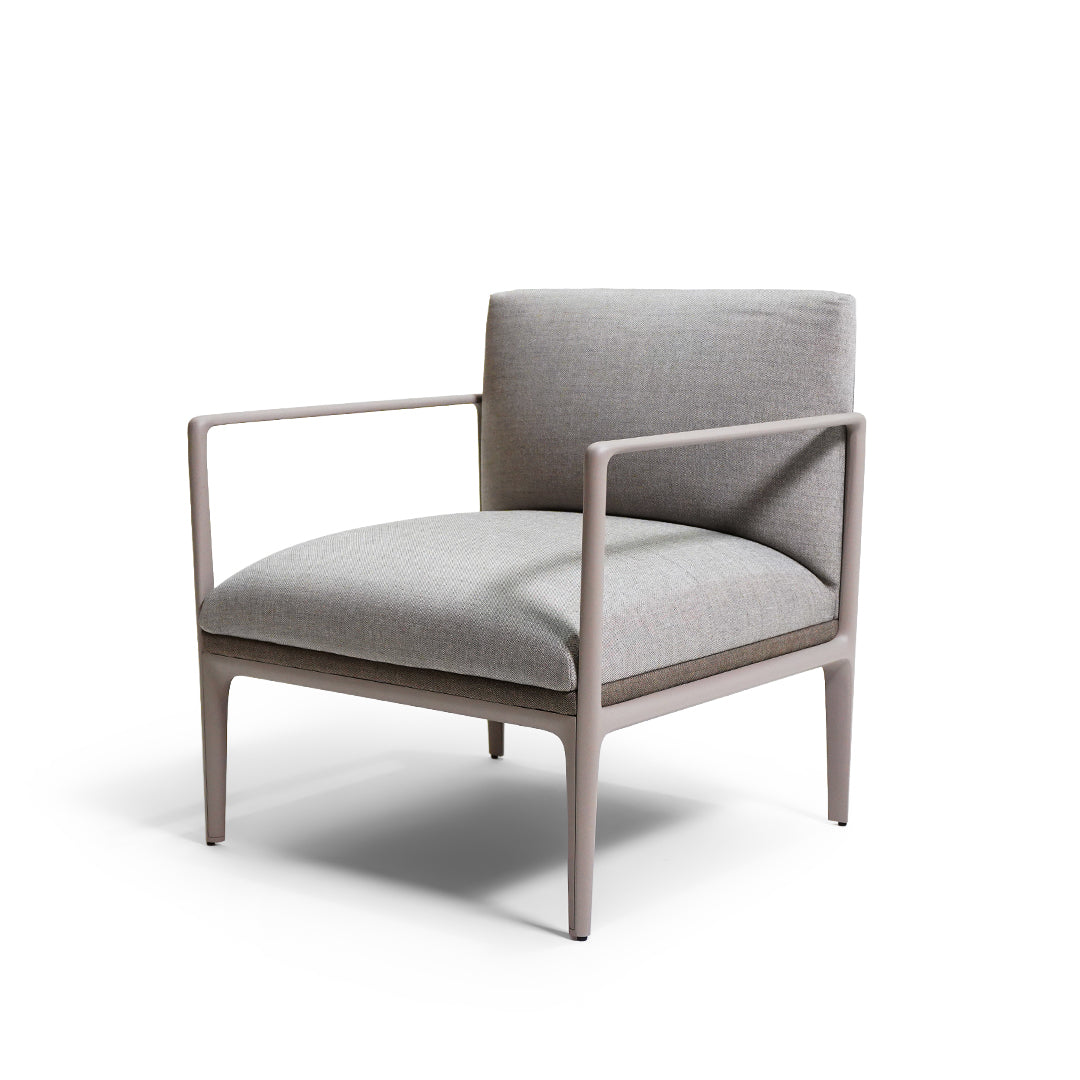 AIKA Armchair AIKA-Single Seat With Aluminum Arm HJD-AIKA01 - Armchairs - ebarza Furniture UAE | Shop Modern Furniture in Abu Dhabi & Dubai - مفروشات ايبازرا في الامارات | تسوق اثاث عصري وديكورات مميزة في دبي وابوظبي