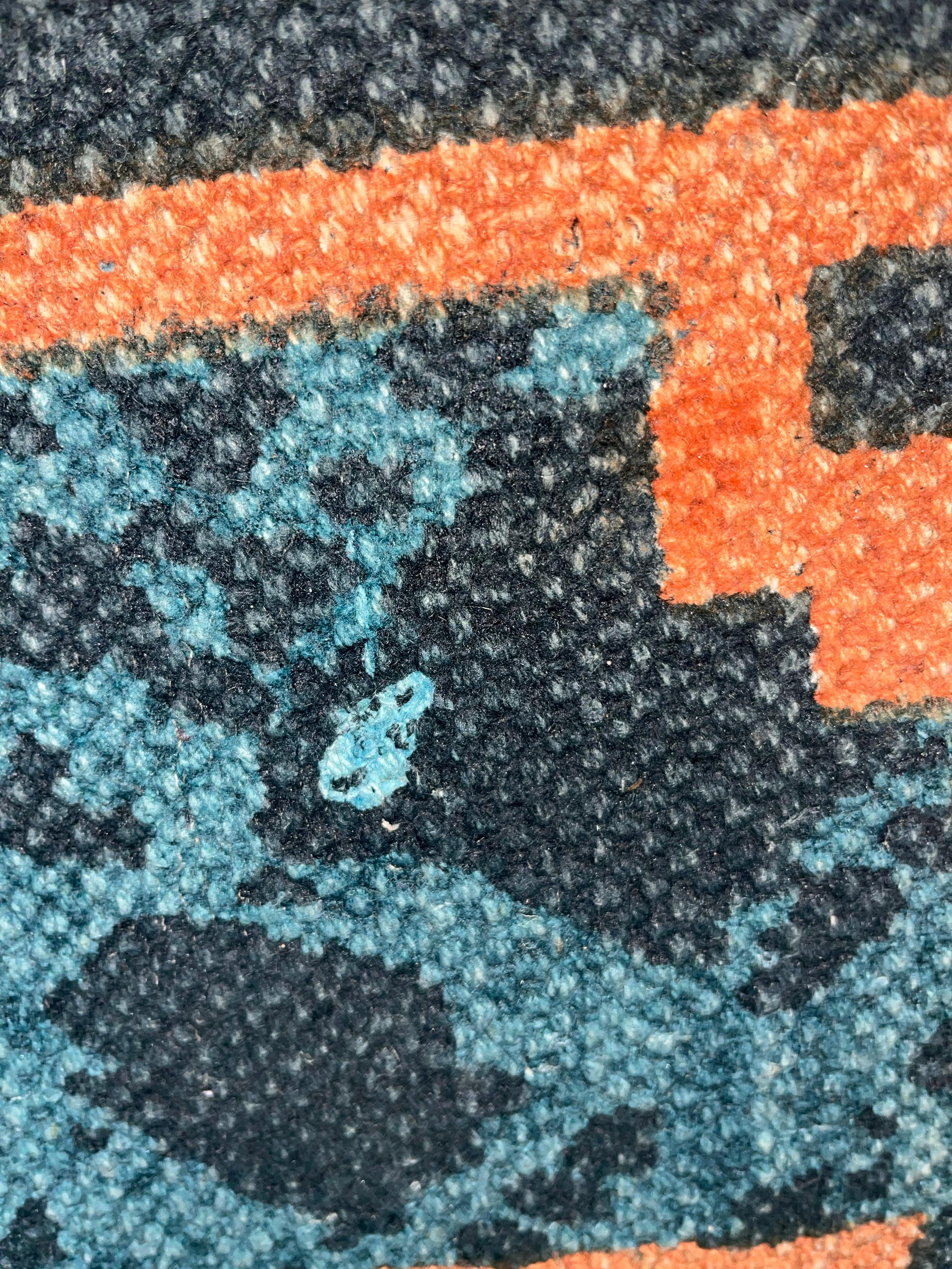 AS IS - 90X130 Cm Handmade Rug Kalgan-Kgn-10-S - DISPLAY ITEM - ebarza Furniture UAE | Shop Modern Furniture in Abu Dhabi & Dubai - مفروشات ايبازرا في الامارات | تسوق اثاث عصري وديكورات مميزة في دبي وابوظبي