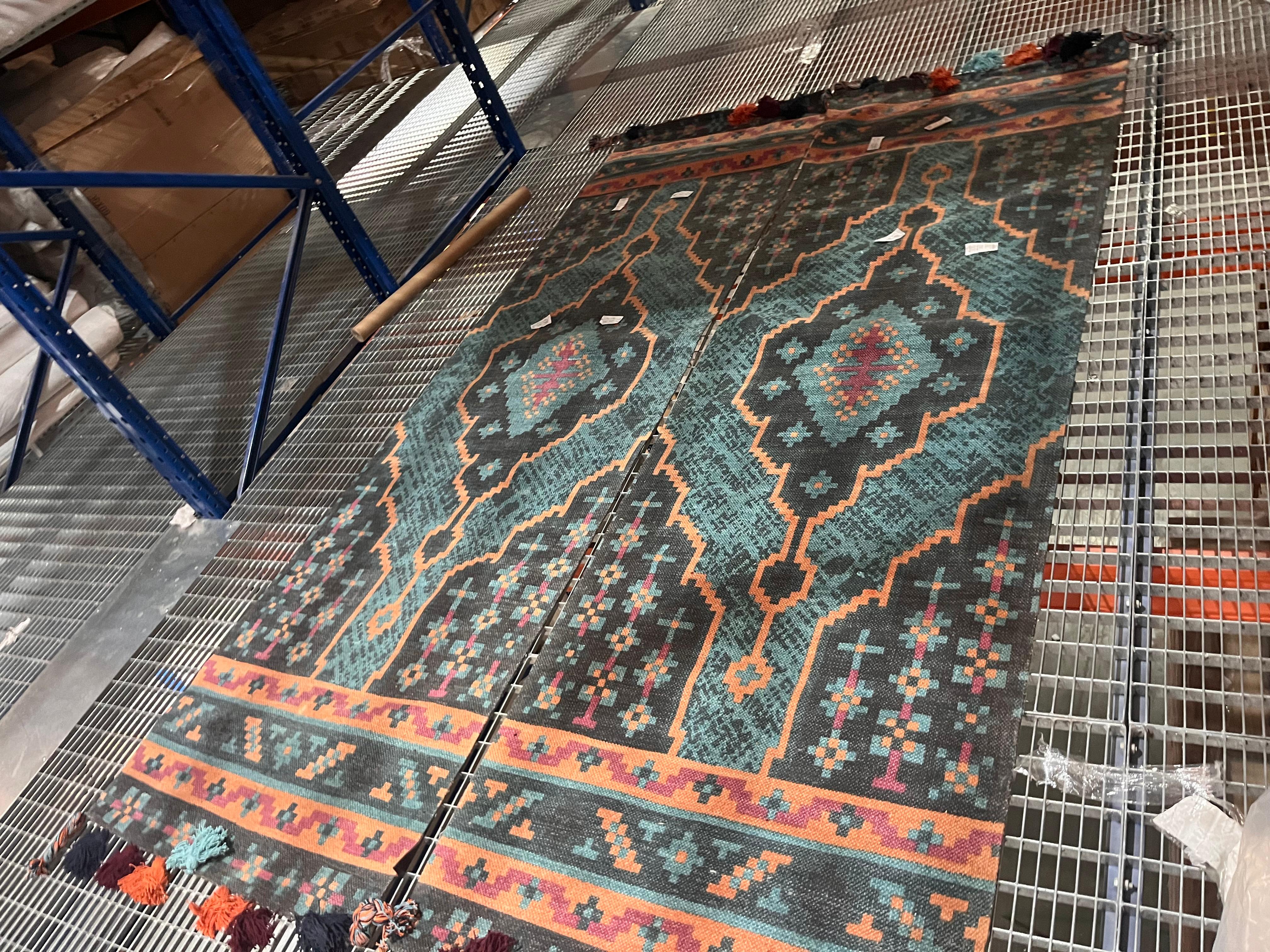 AS IS - 90X130 Cm Handmade Rug Kalgan-Kgn-10-S - DISPLAY ITEM - ebarza Furniture UAE | Shop Modern Furniture in Abu Dhabi & Dubai - مفروشات ايبازرا في الامارات | تسوق اثاث عصري وديكورات مميزة في دبي وابوظبي