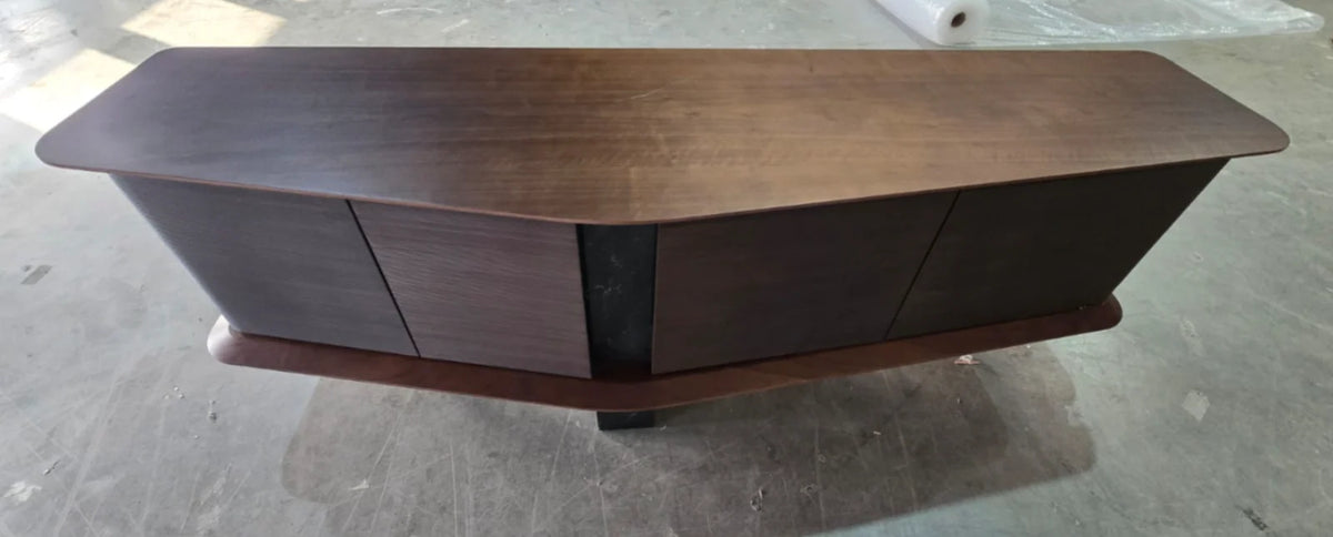 Amber sideboard display item from LODA Furniture with a sleek, modern design and warm amber finish.