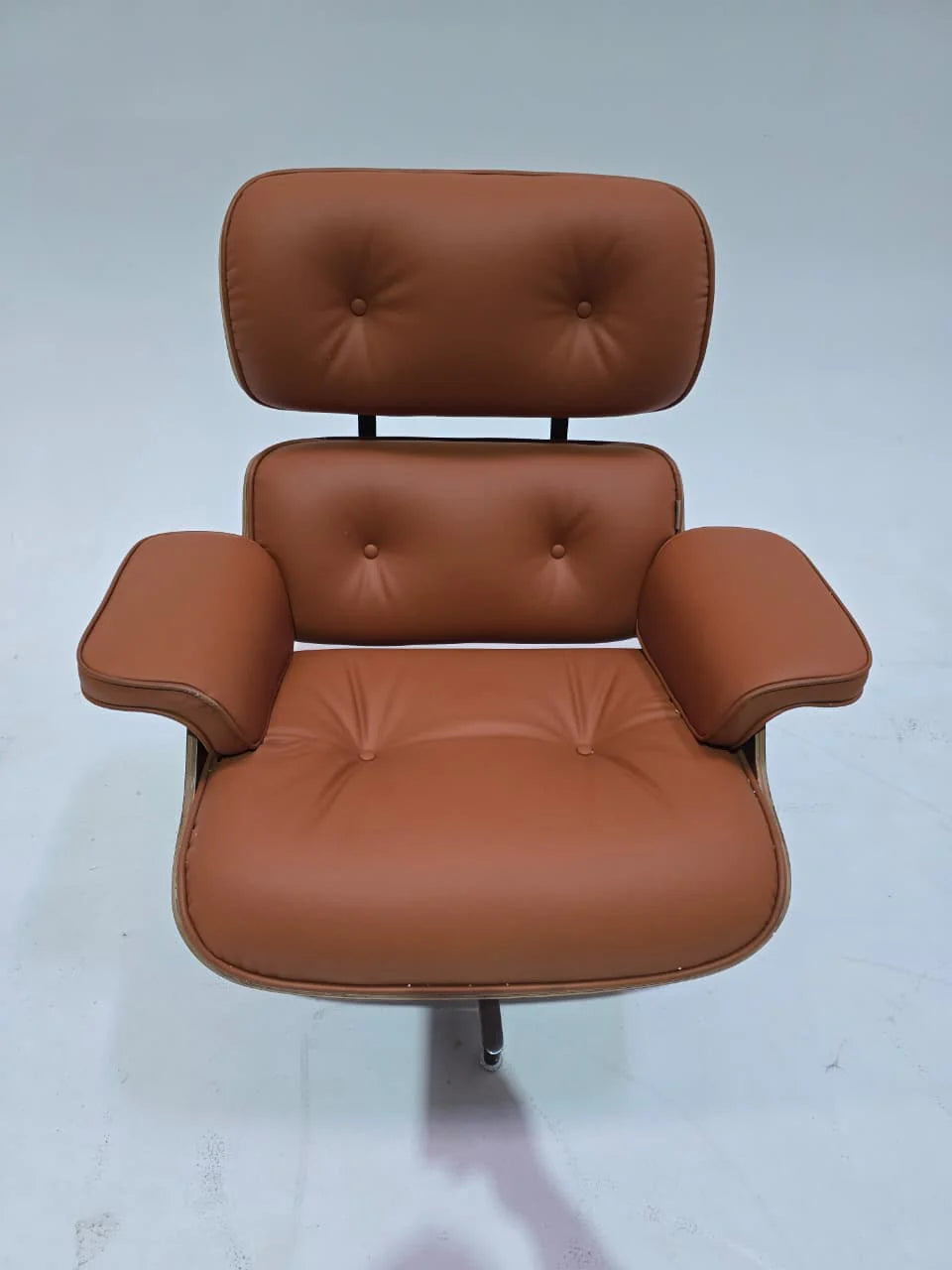 AS IS - Lounge Chair And Ottoman Tall CARAMEL/BLACK Bp8026-Black/legs - DISPLAY ITEM - ebarza Furniture UAE | Shop Modern Furniture in Abu Dhabi & Dubai - مفروشات ايبازرا في الامارات | تسوق اثاث عصري وديكورات مميزة في دبي وابوظبي