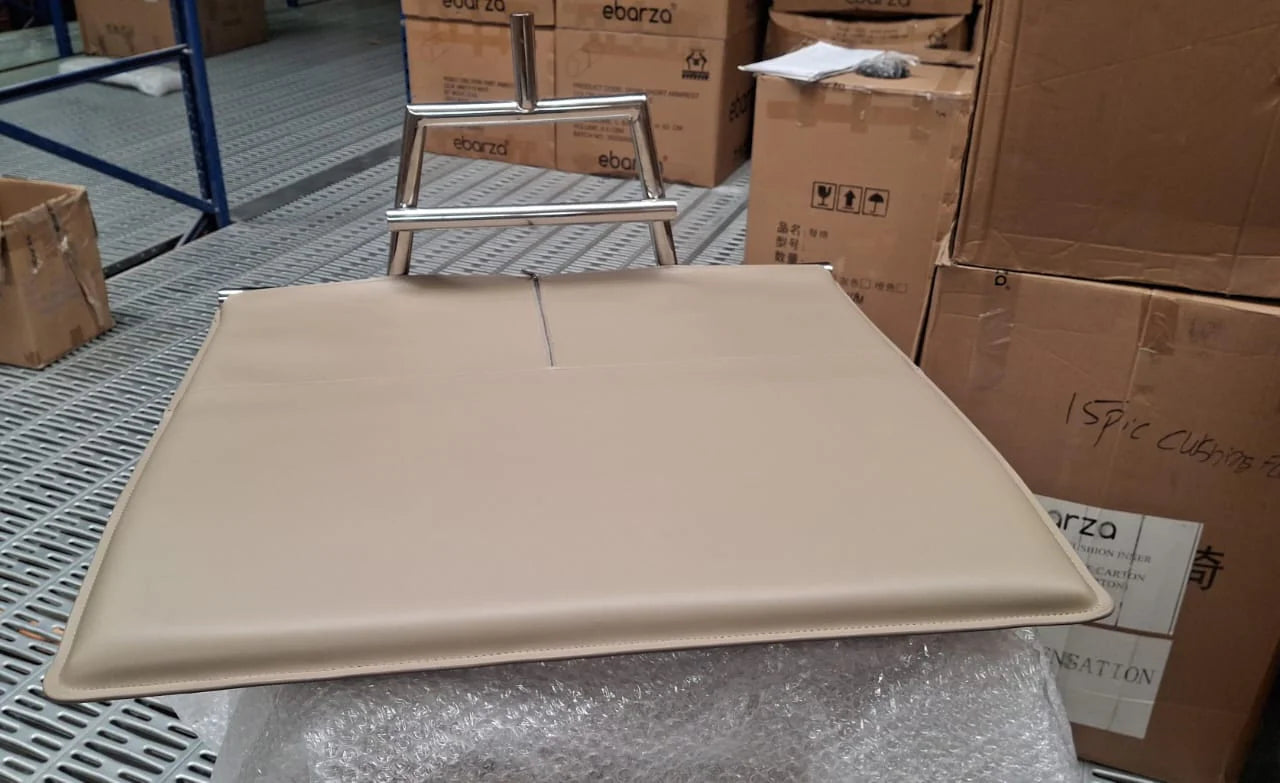 AS IS - Puzzle Modular Saddle Leather Short Metal Handrail - SF080-G - DISPLAY ITEM - ebarza Furniture UAE | Shop Modern Furniture in Abu Dhabi & Dubai - مفروشات ايبازرا في الامارات | تسوق اثاث عصري وديكورات مميزة في دبي وابوظبي