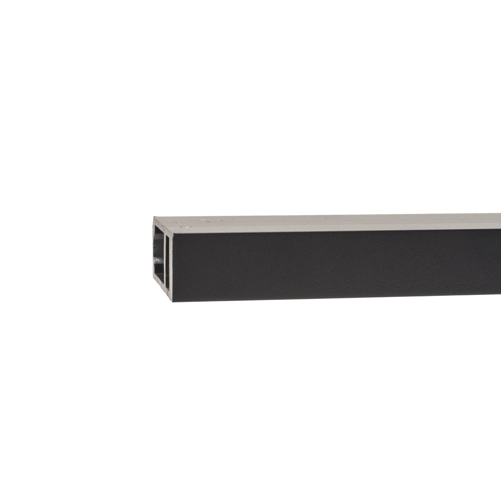 Aluminum glass No. 5 door hanging beam by BEACON, sturdy metal hanger for glass doors, with mounting brackets and hardware.