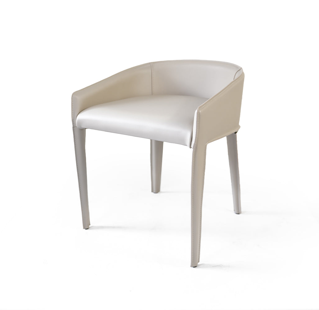 Dining Chair Beige BC713 -  Lounge Chairs | كرسي سفرة - ebarza Furniture UAE | Shop Modern Furniture in Abu Dhabi & Dubai - مفروشات ايبازرا في الامارات | تسوق اثاث عصري وديكورات مميزة في دبي وابوظبي
