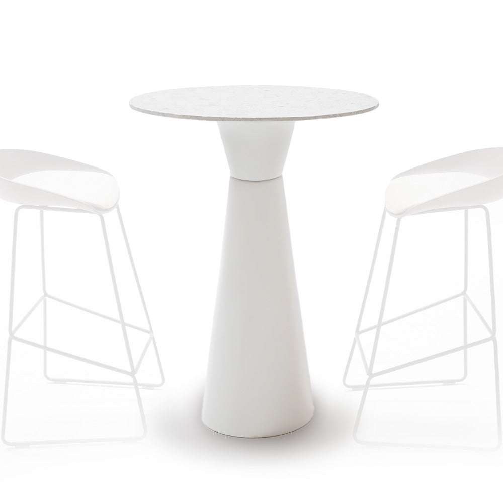 Bar Table Base 105cm 60BTB-White -  Table bases | قاعدة طاولة بار 105 سم - ebarza Furniture UAE | Shop Modern Furniture in Abu Dhabi & Dubai - مفروشات ايبازرا في الامارات | تسوق اثاث عصري وديكورات مميزة في دبي وابوظبي