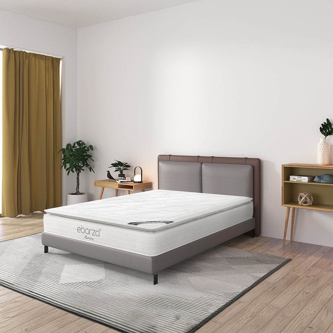 Pre-order 35 Days Delivery 160*200cm Aurora Queen Size Pillow-top mattress - Pillow-top 25 - P20250916 - 160*200*25 - Queen Size - Mattresses - ebarza Furniture UAE | Shop Modern Furniture in Abu Dhabi & Dubai - مفروشات ايبازرا في الامارات | تسوق اثاث عصري وديكورات مميزة في دبي وابوظبي